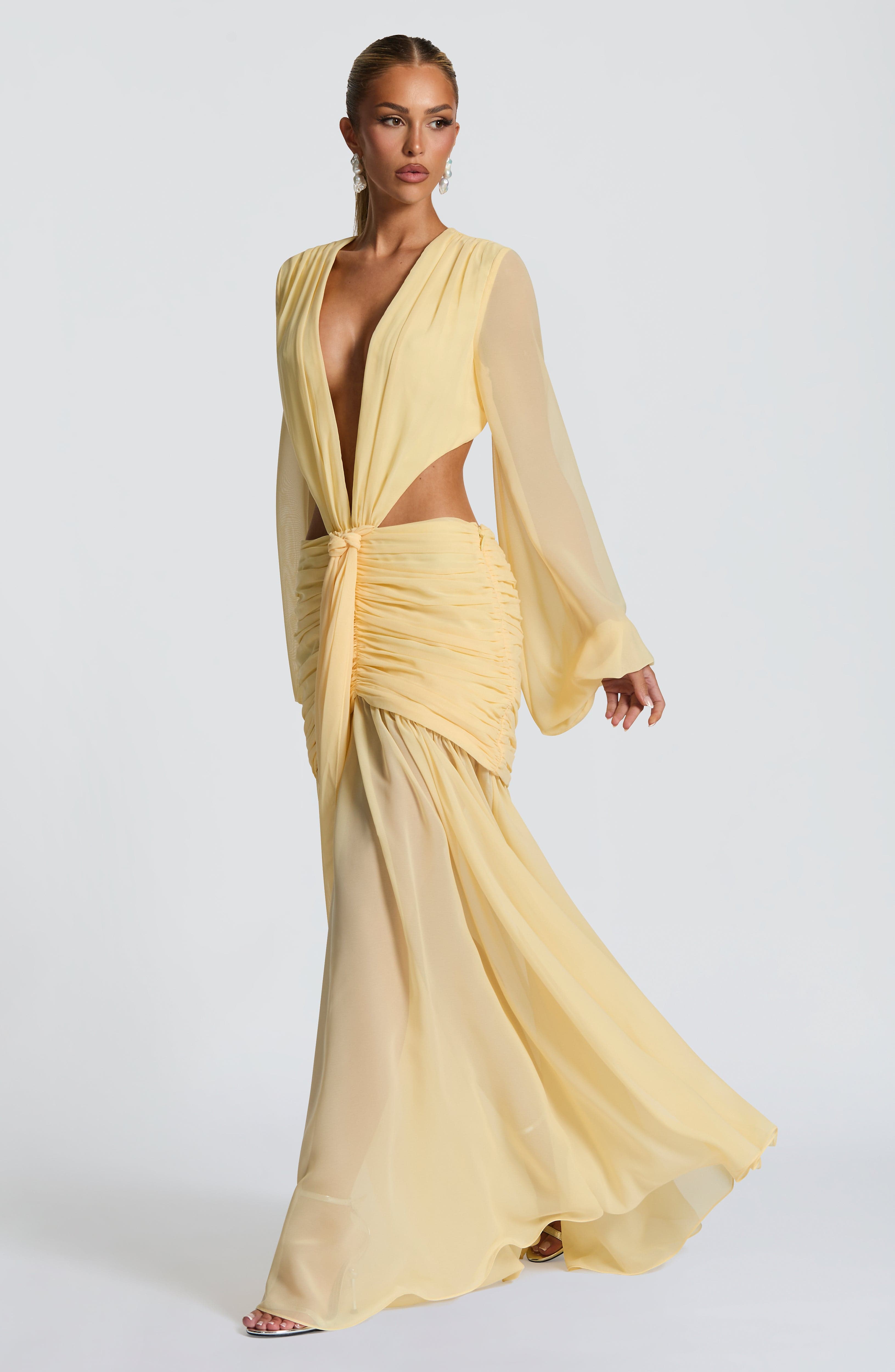 Andrina Limon Maxi Elbise