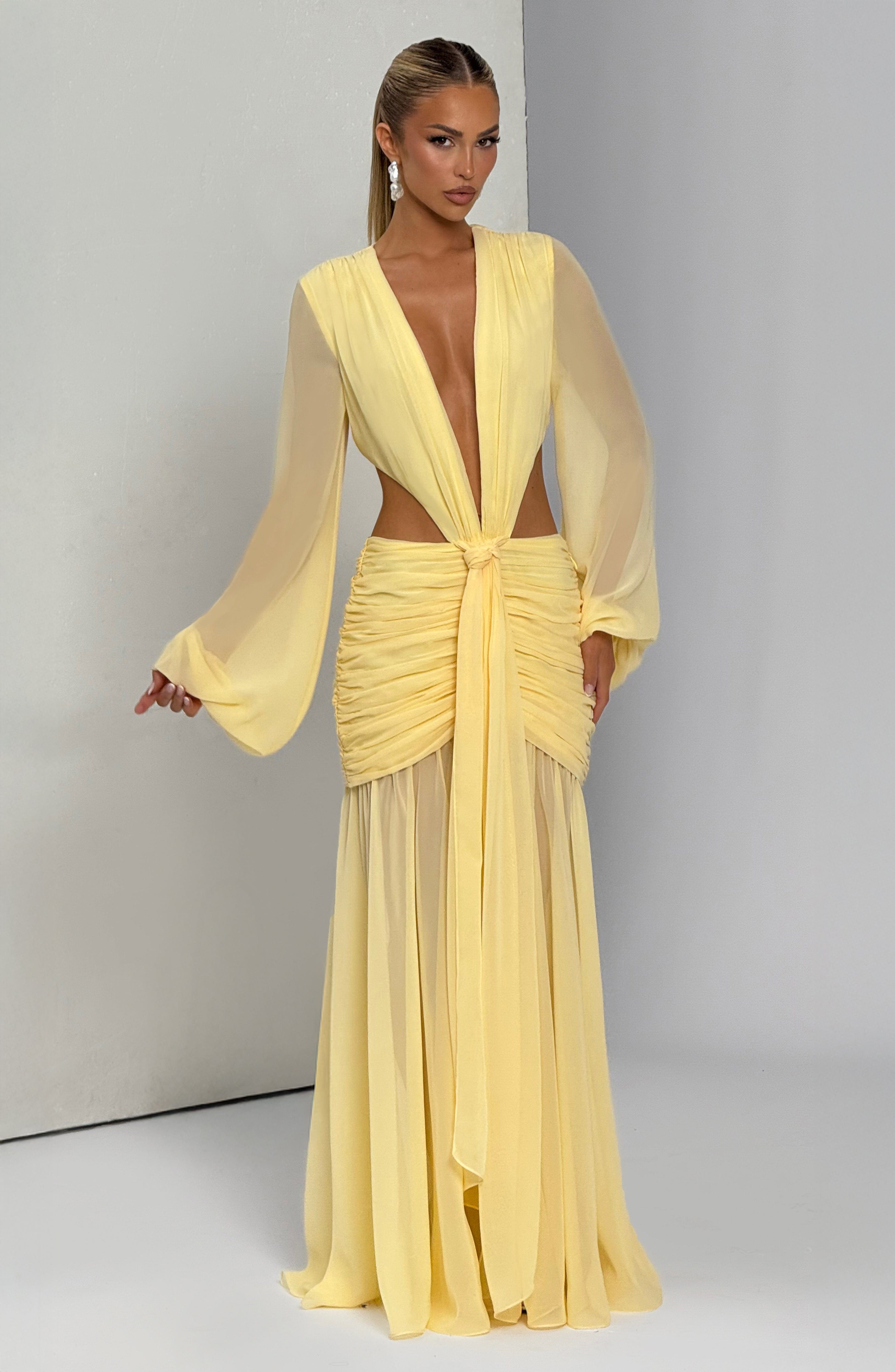 Andrina Limon Maxi Elbise