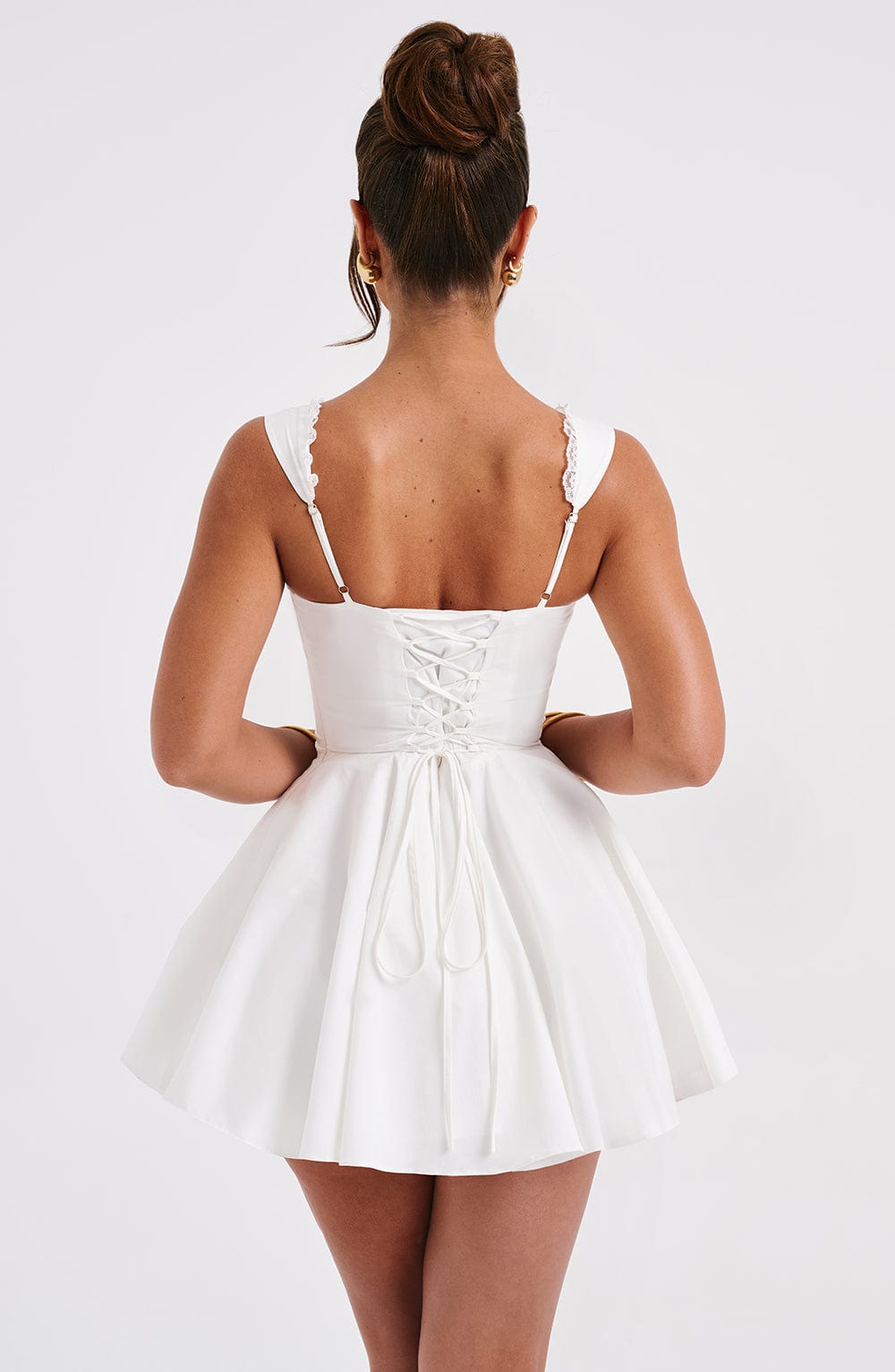 Antonella Mini Krem Elbise