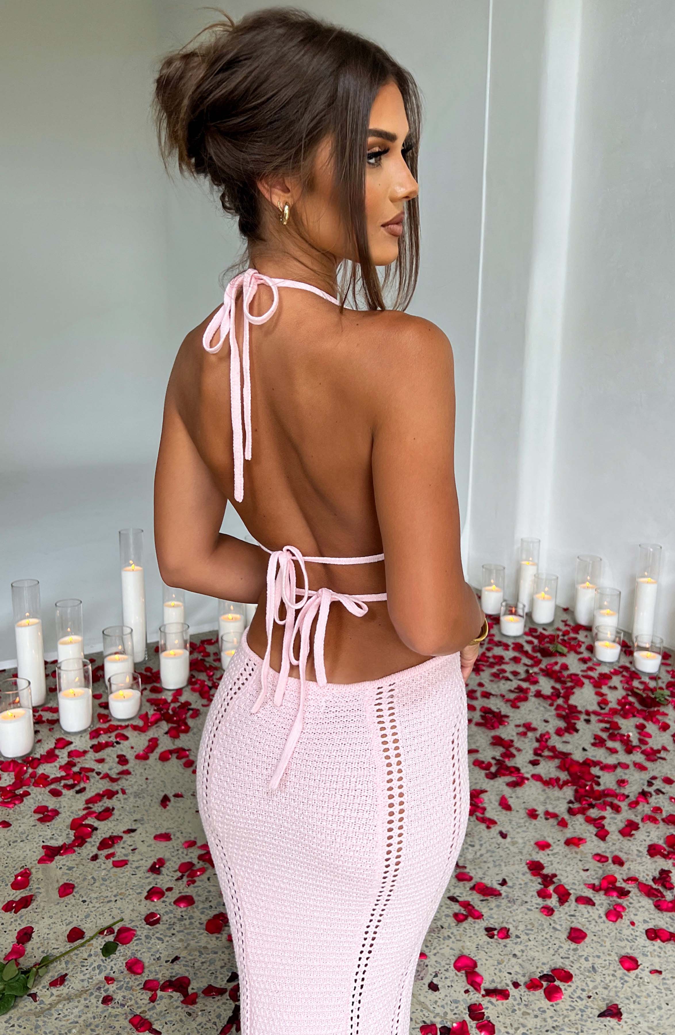 Arabella Pembe Maxi Elbise