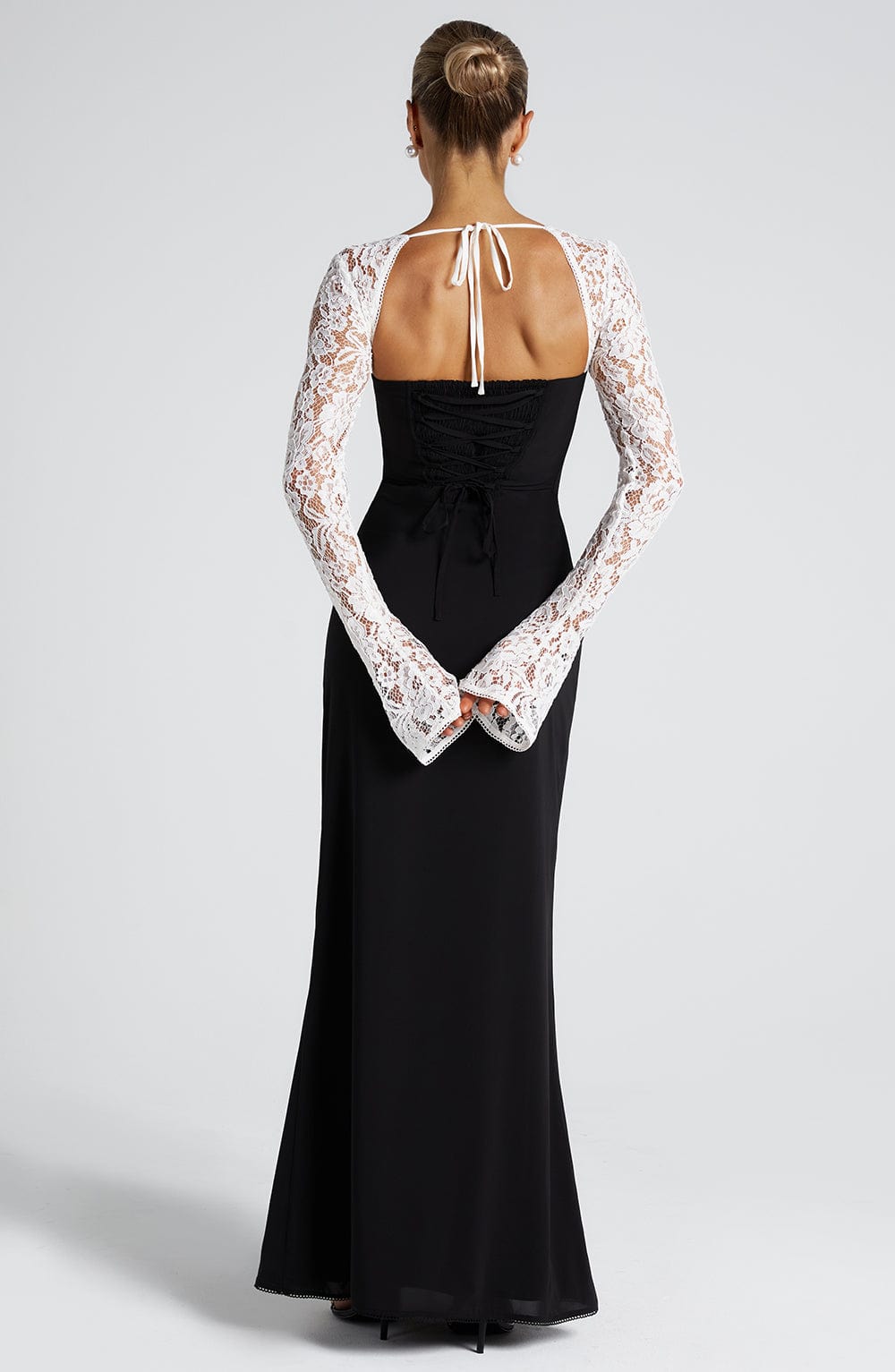 Aria Maxi Siyah Elbise