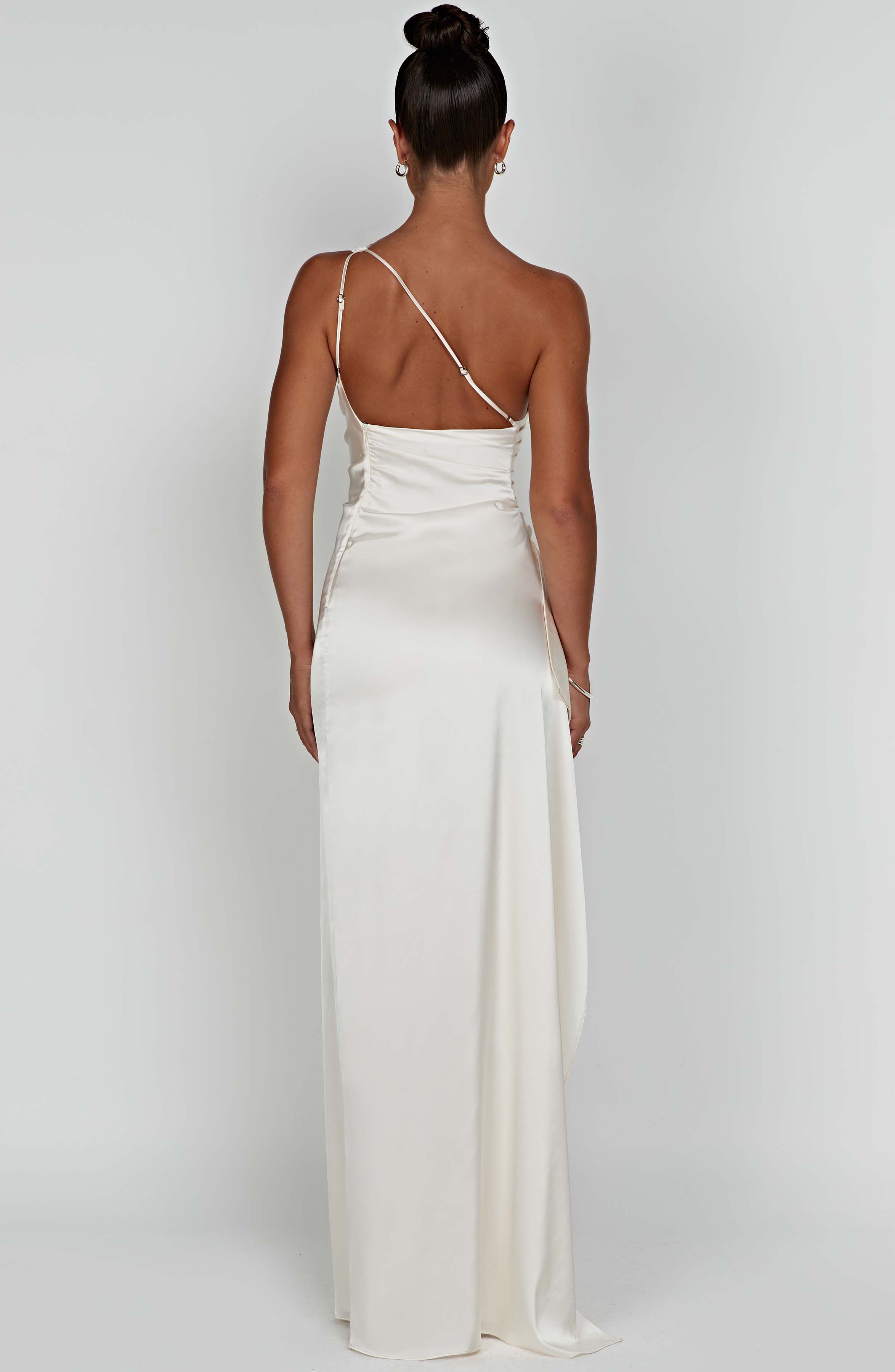 Ariel Maxi Krem Elbise