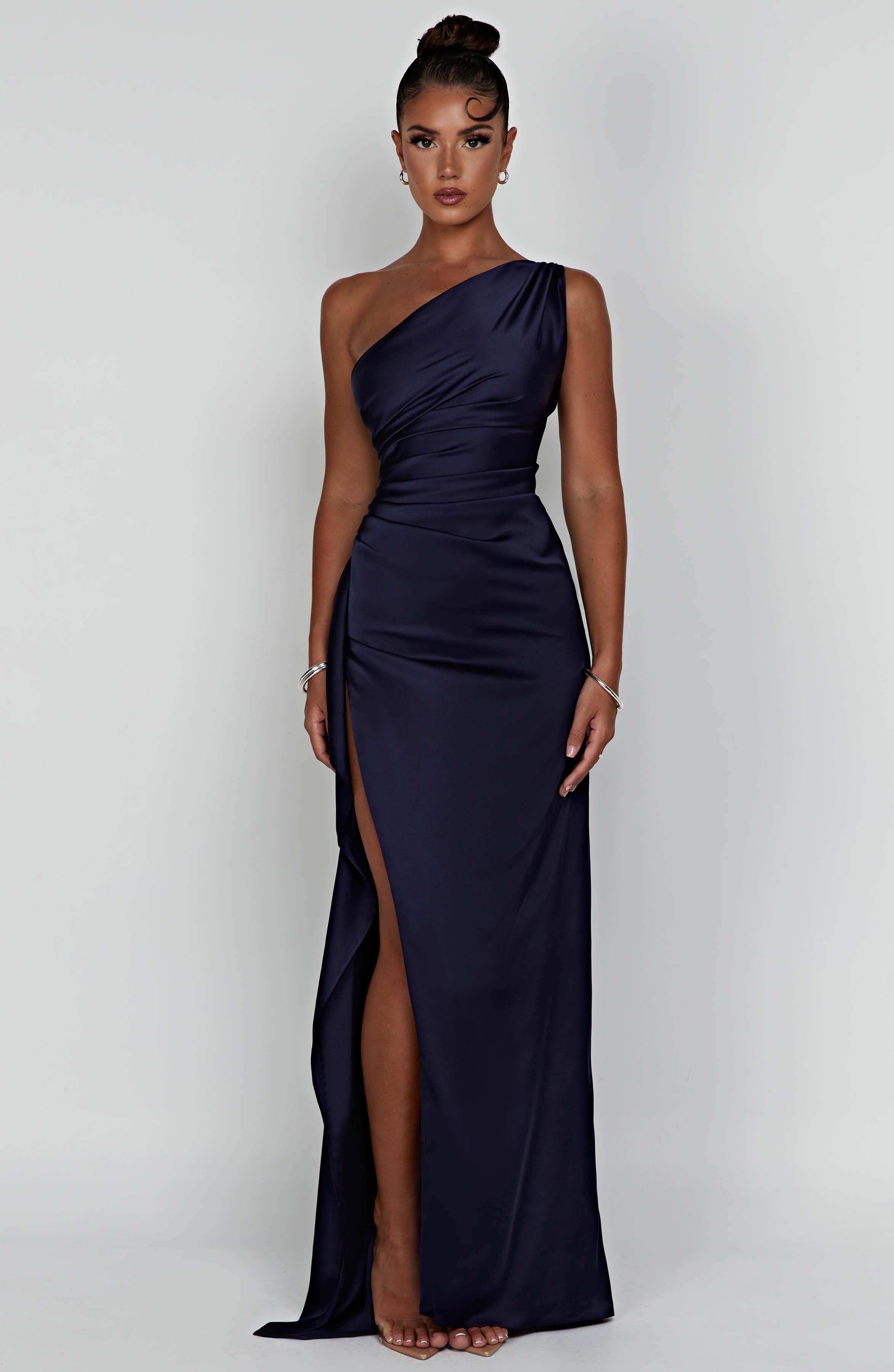 Lacivert Ariel Maxi Elbise