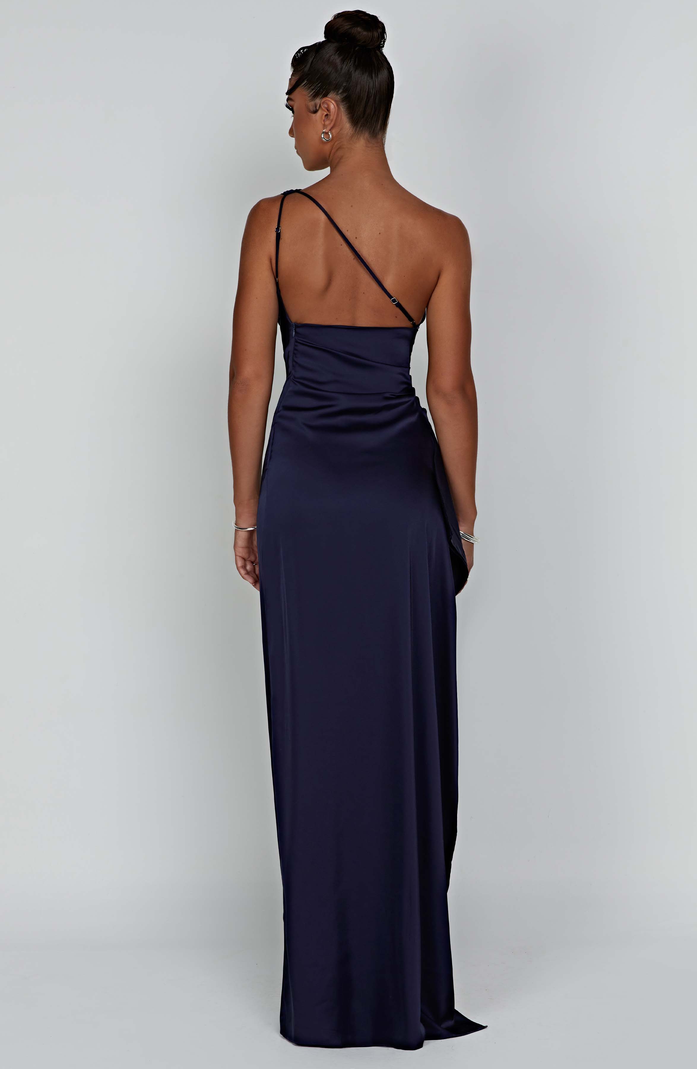 Lacivert Ariel Maxi Elbise