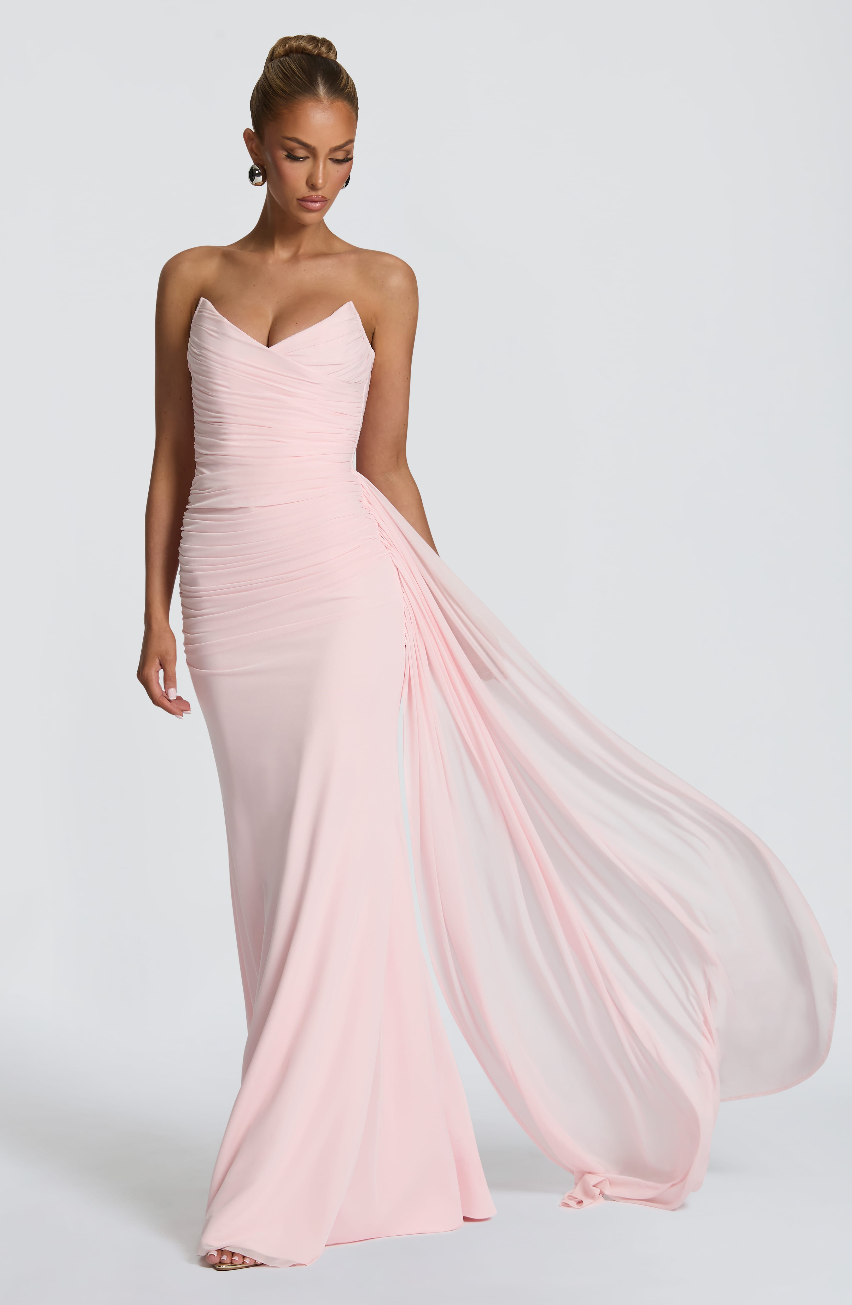 Ashika Pembe Maxi Elbise