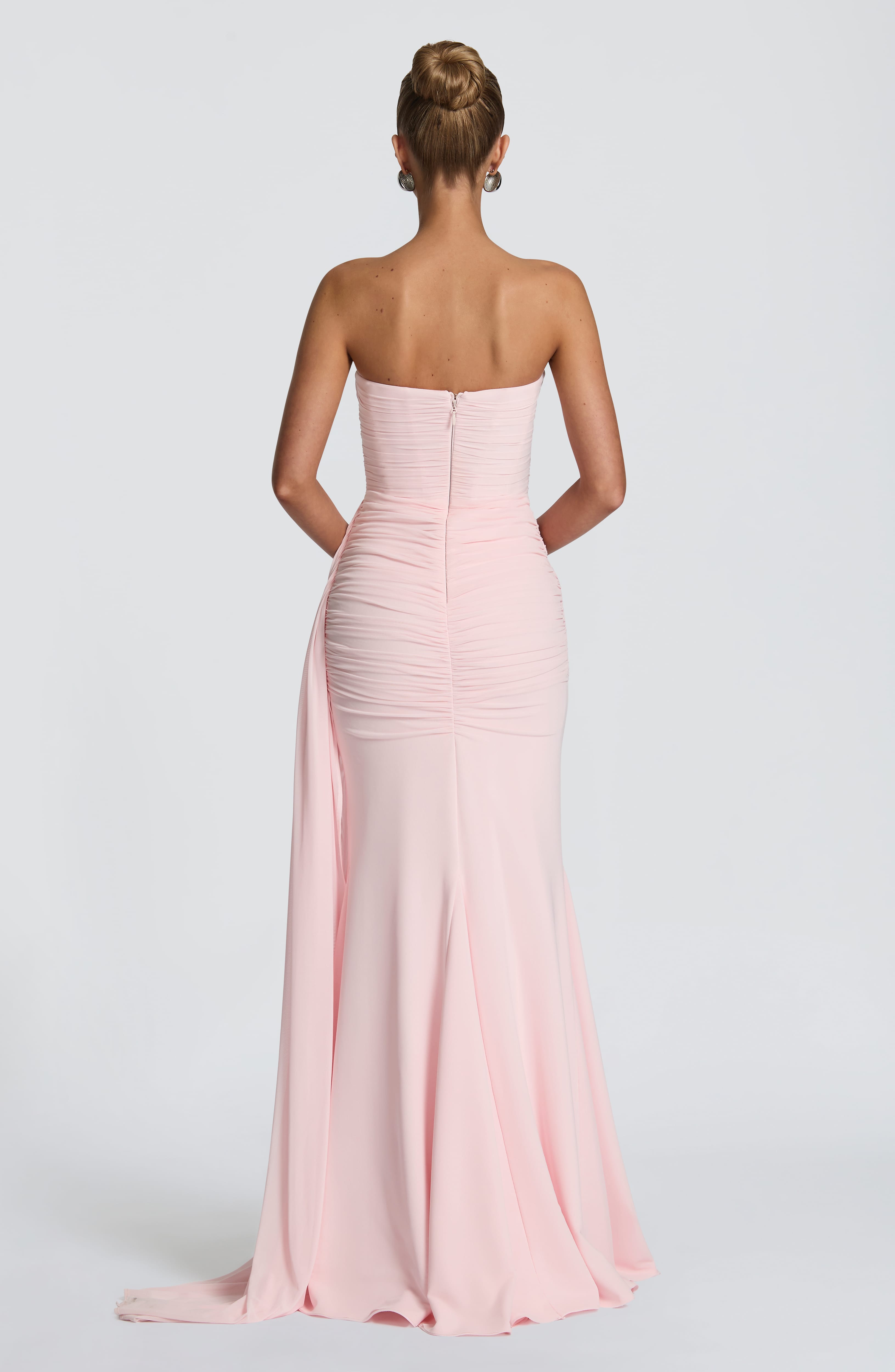 Ashika Pembe Maxi Elbise