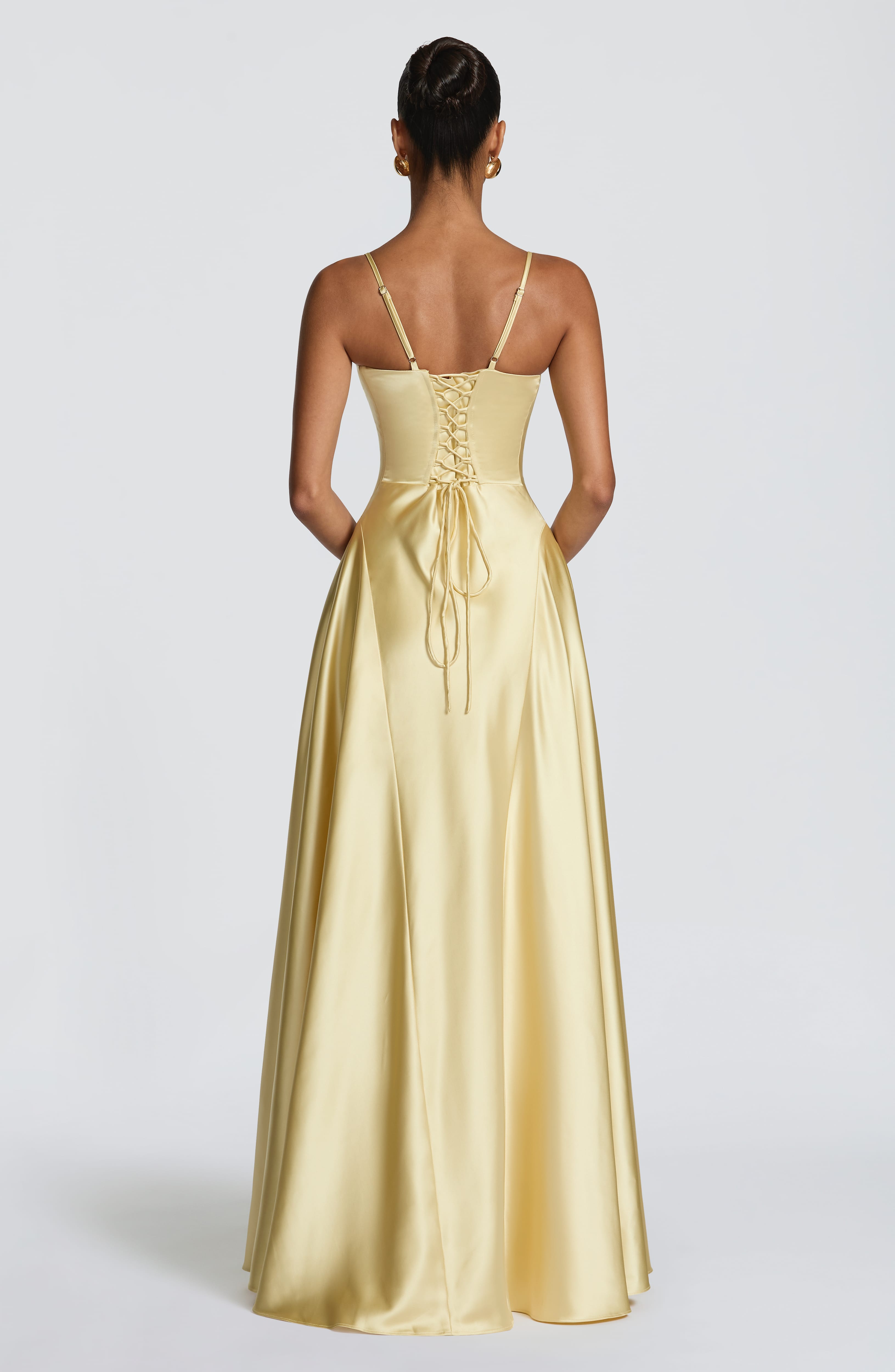 Asterin Limon Maxi Elbise