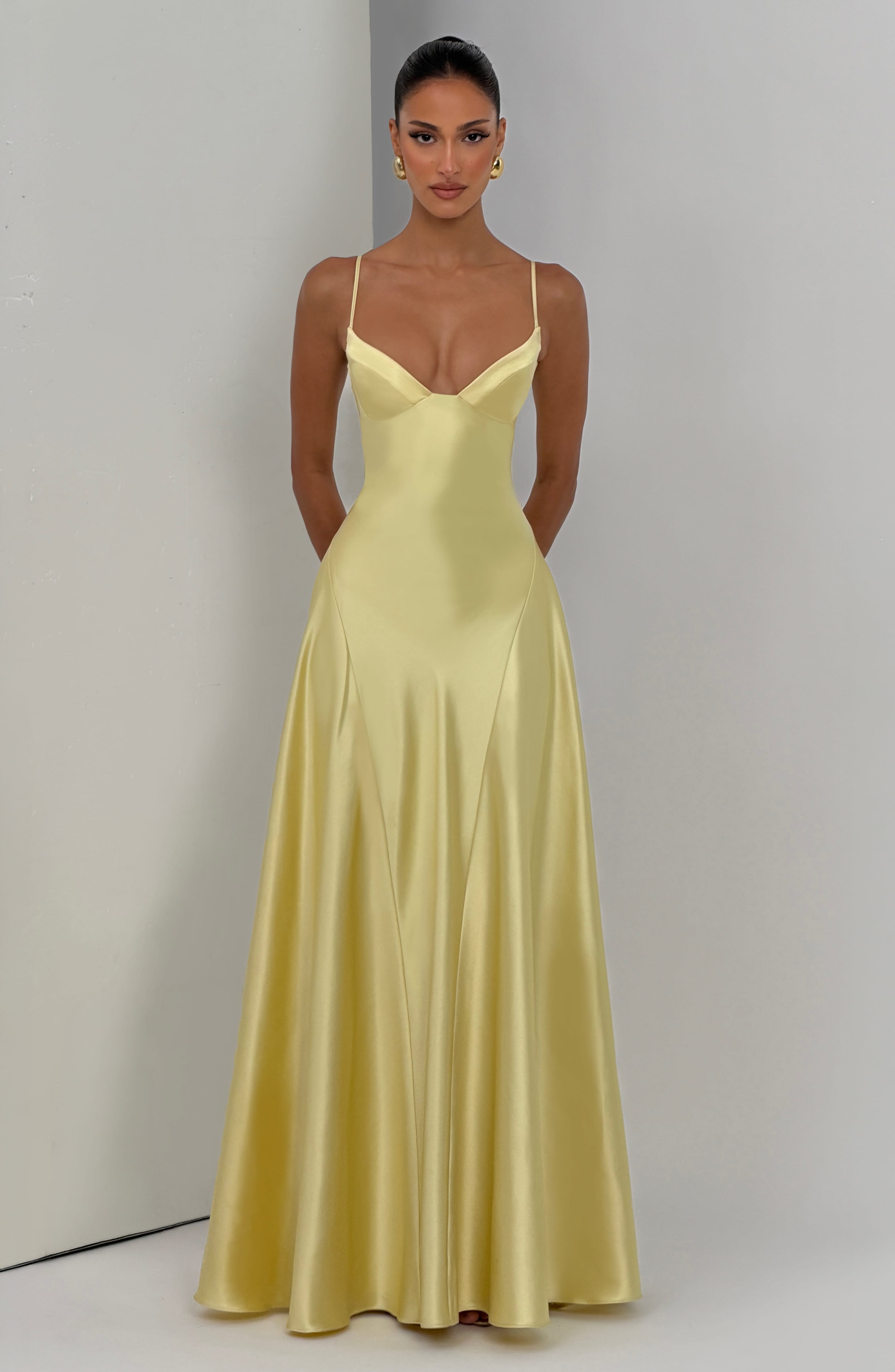 Asterin Limon Maxi Elbise