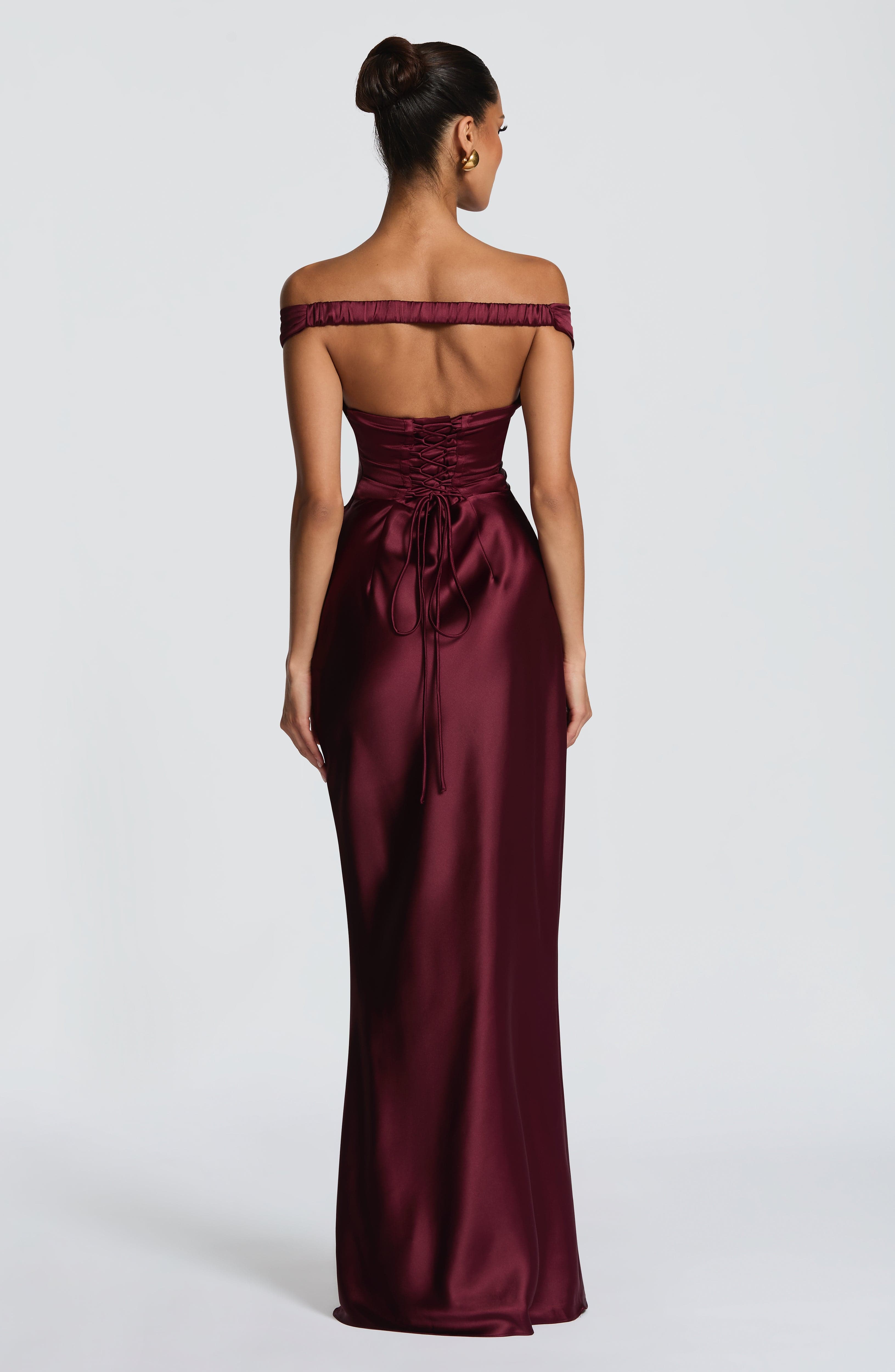 Aurelia Kiraz Cila Maxi Elbise