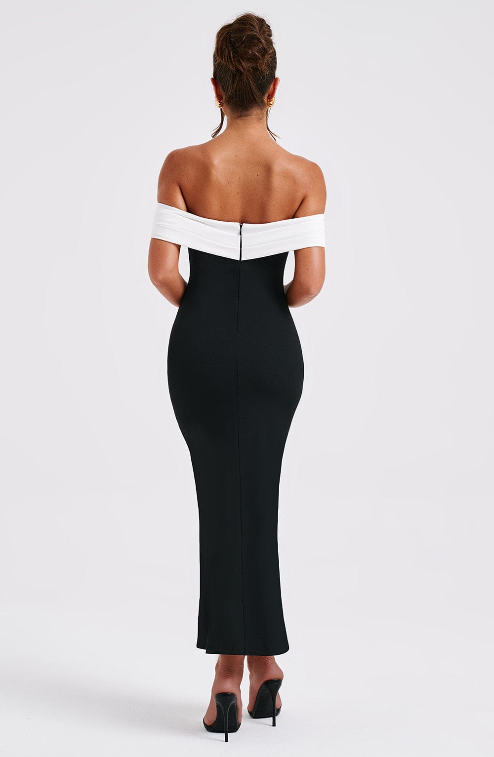 Bex Midi Siyah Elbise