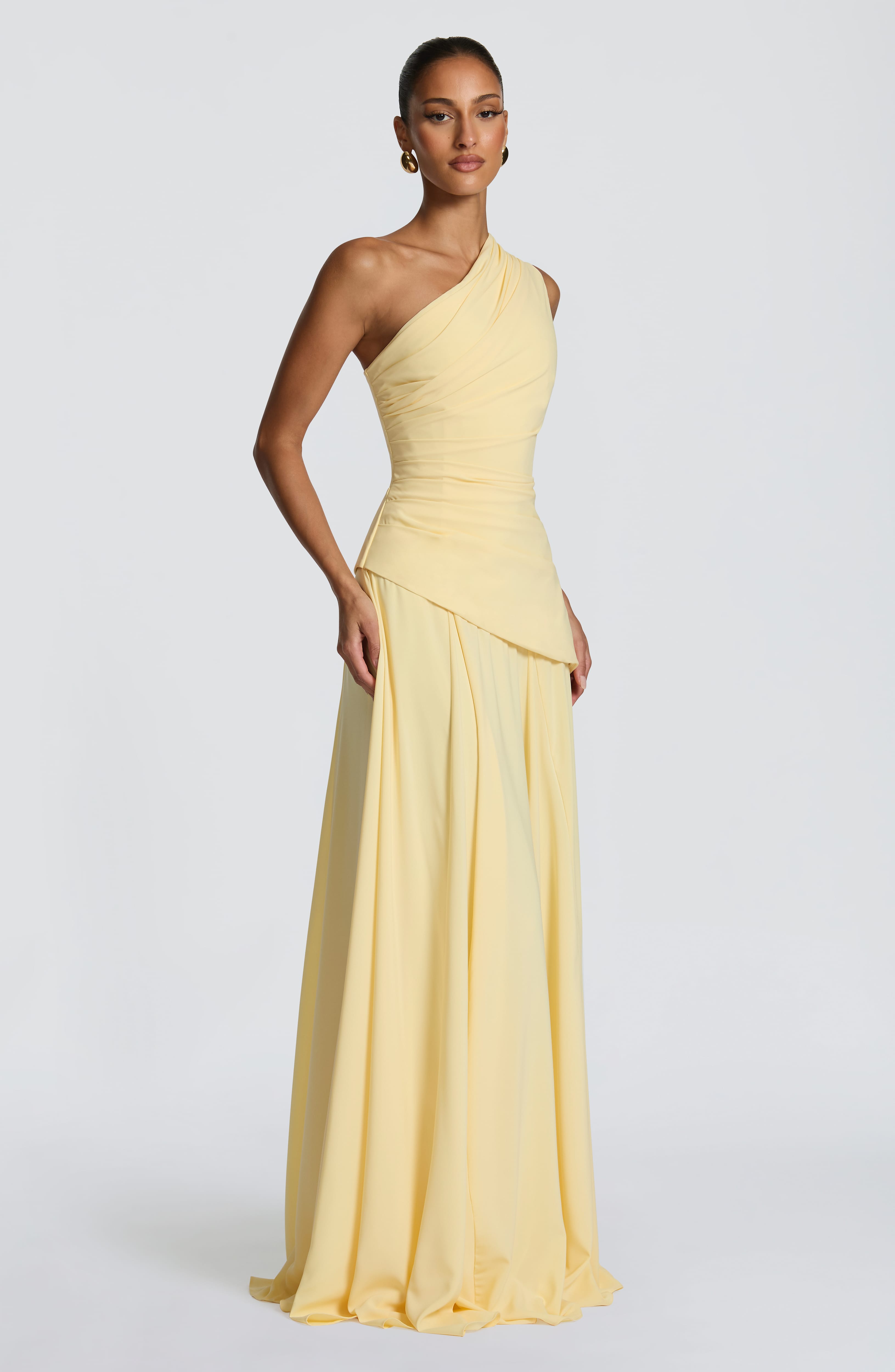 Bianca Limon Maxi Elbise