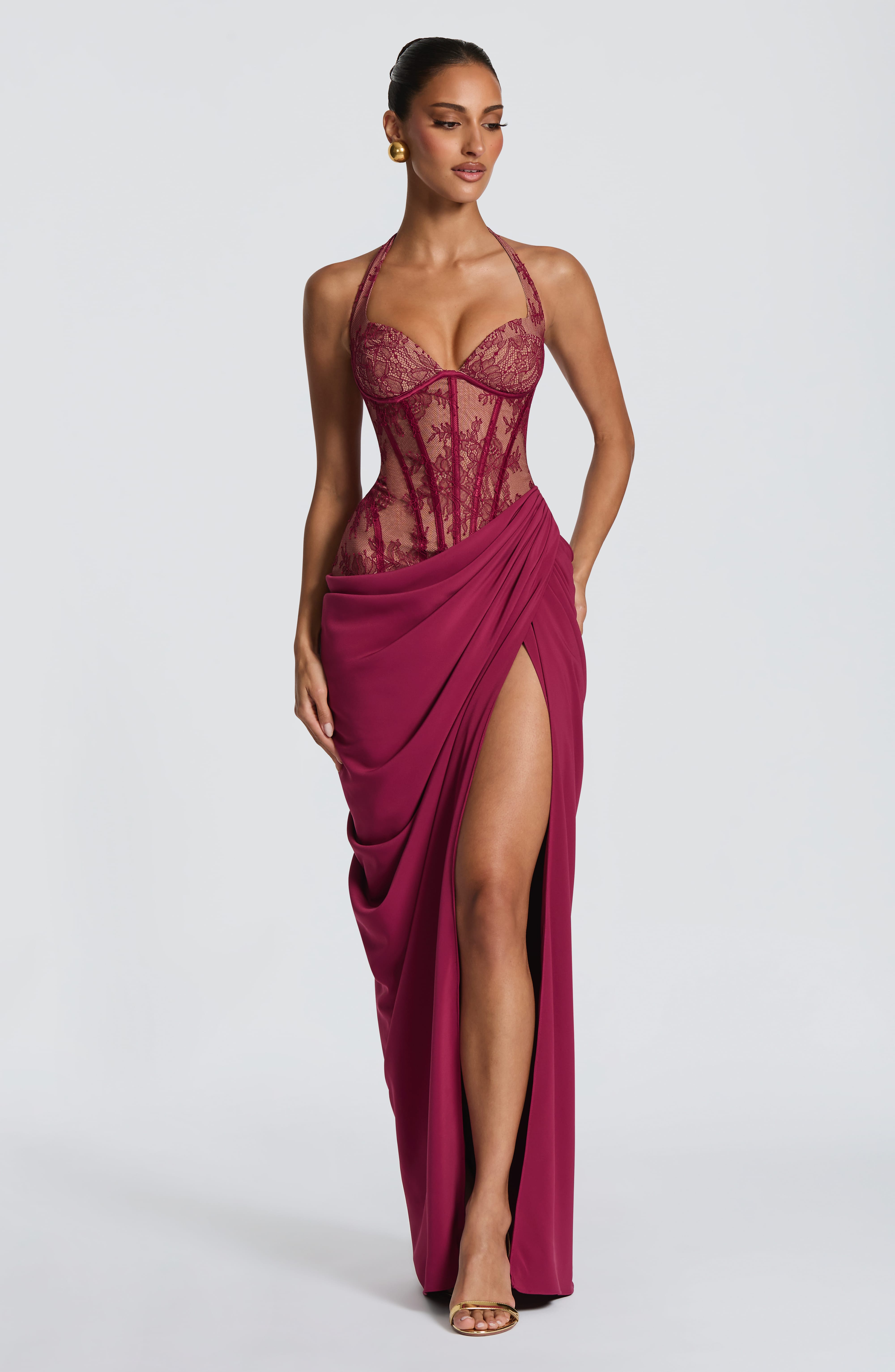 Bonita Mor Maxi Elbise