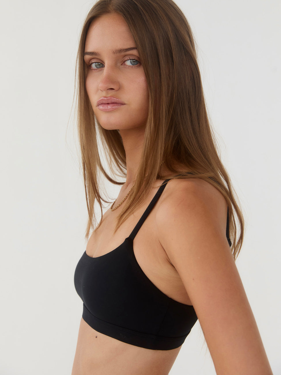 Siyah Düz Bralet