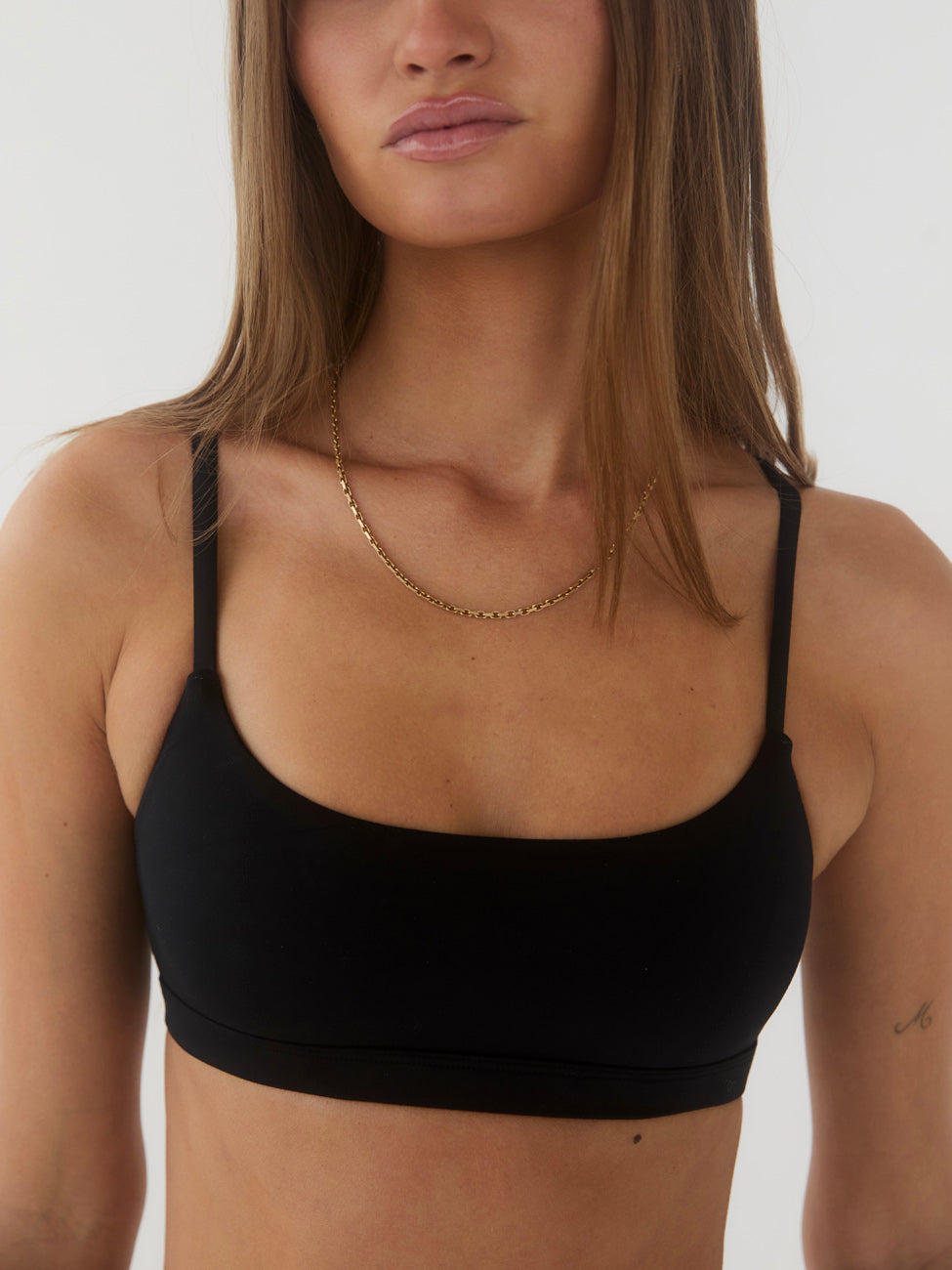 Siyah Düz Bralet