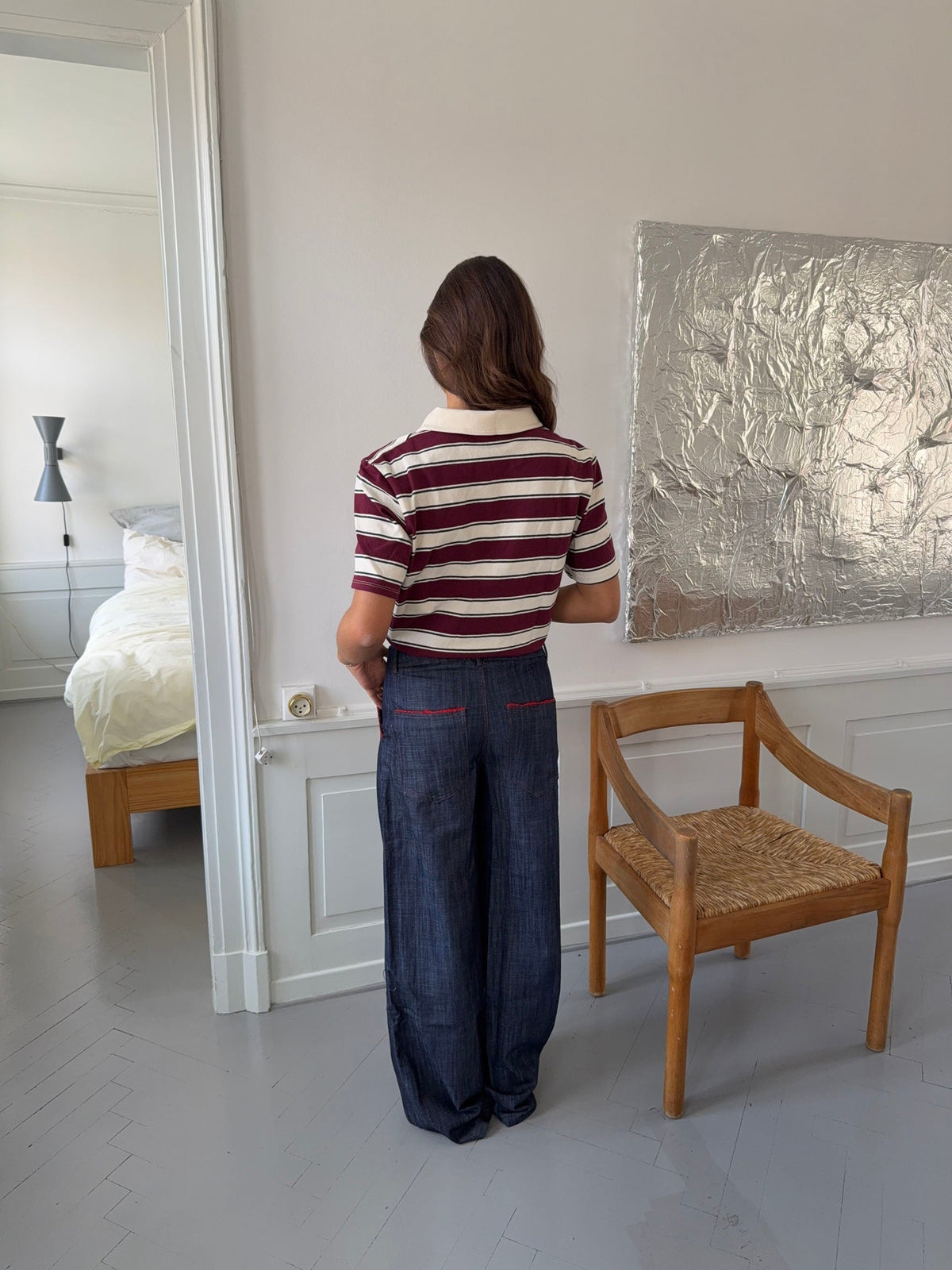 Astrid Lacivert Kırmızı Pantolon