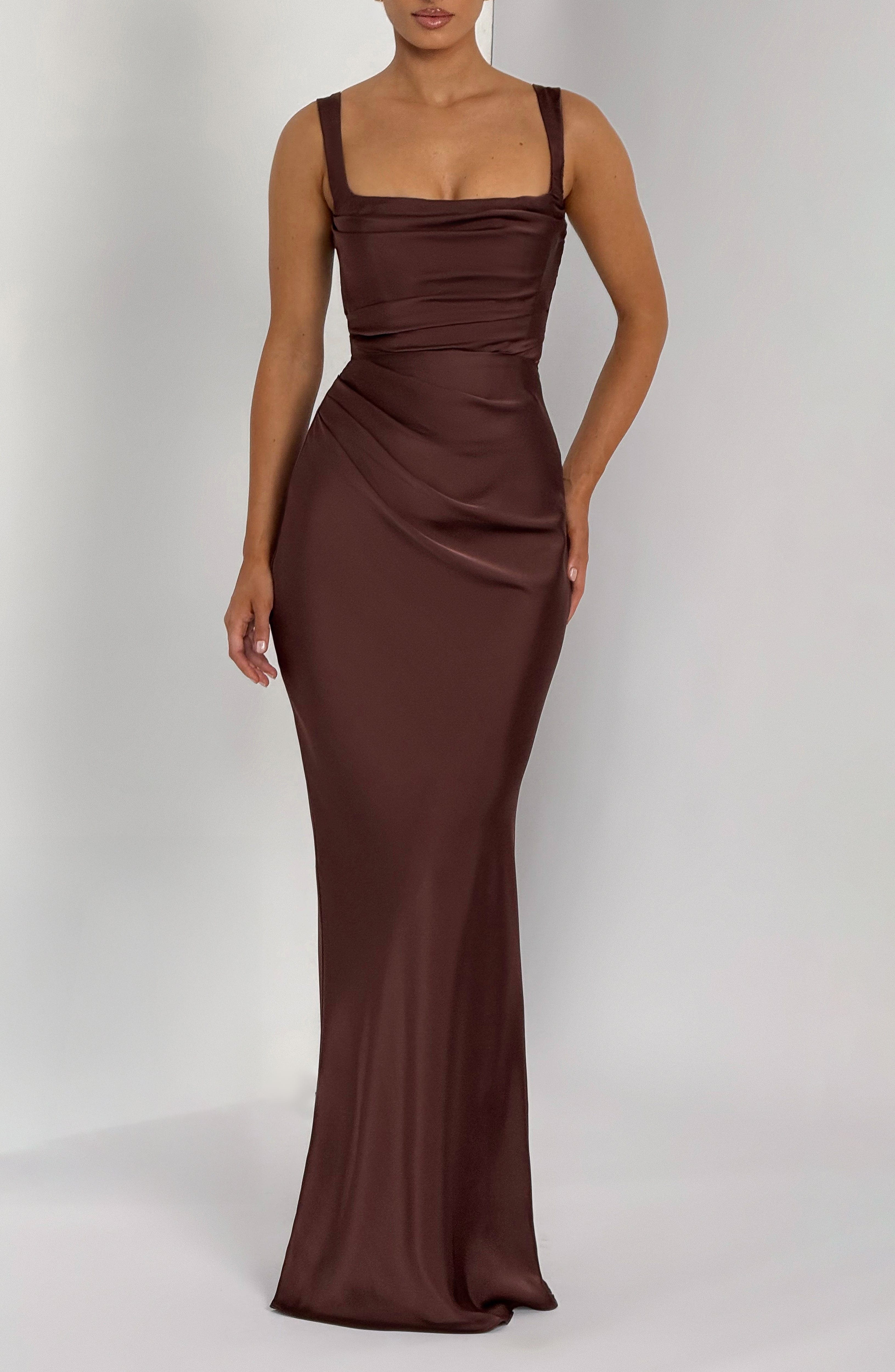 Calanthe Maxi Erik Moru Elbise