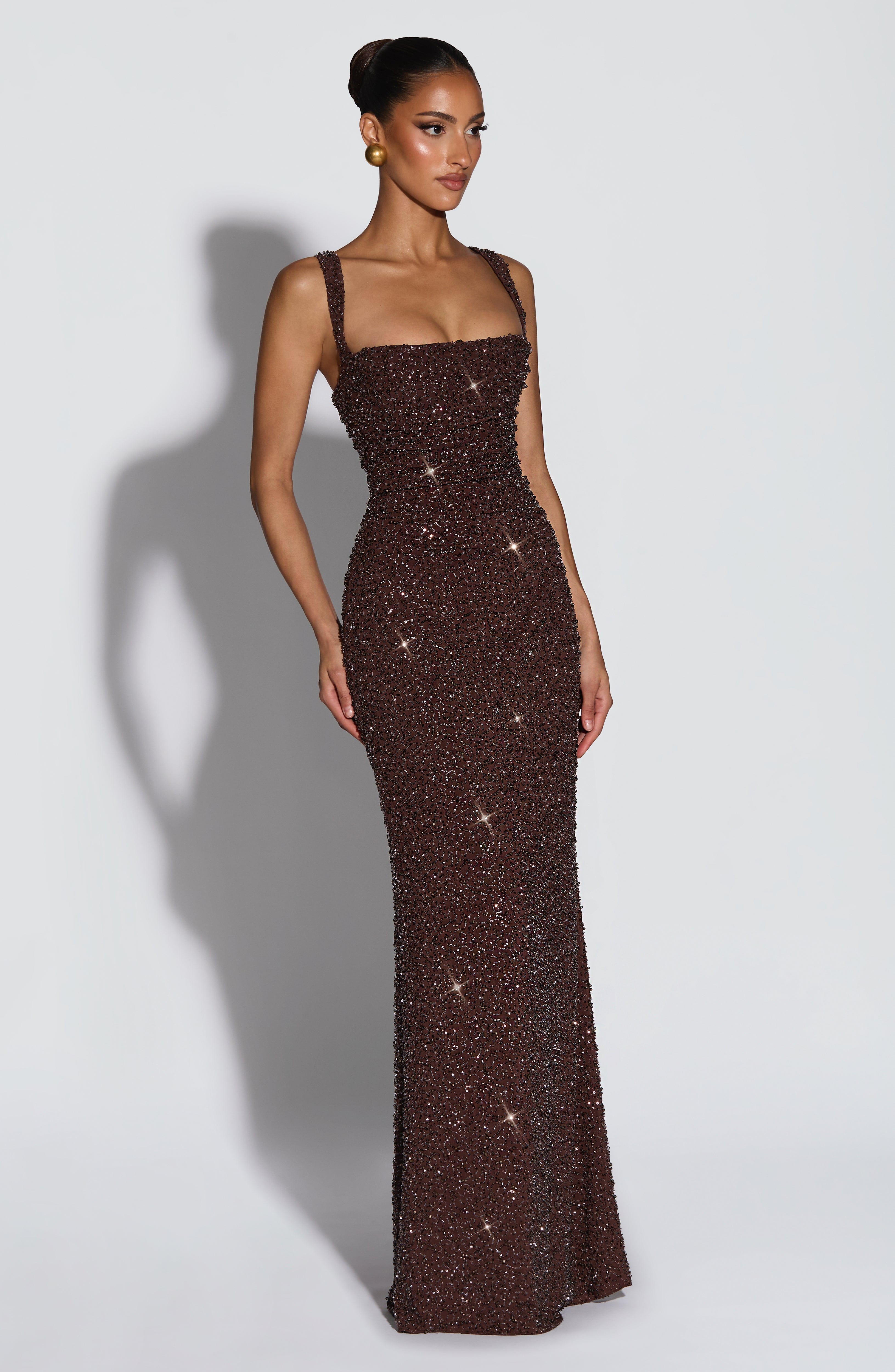 Calanthe Maxi Erik Moru Elbise