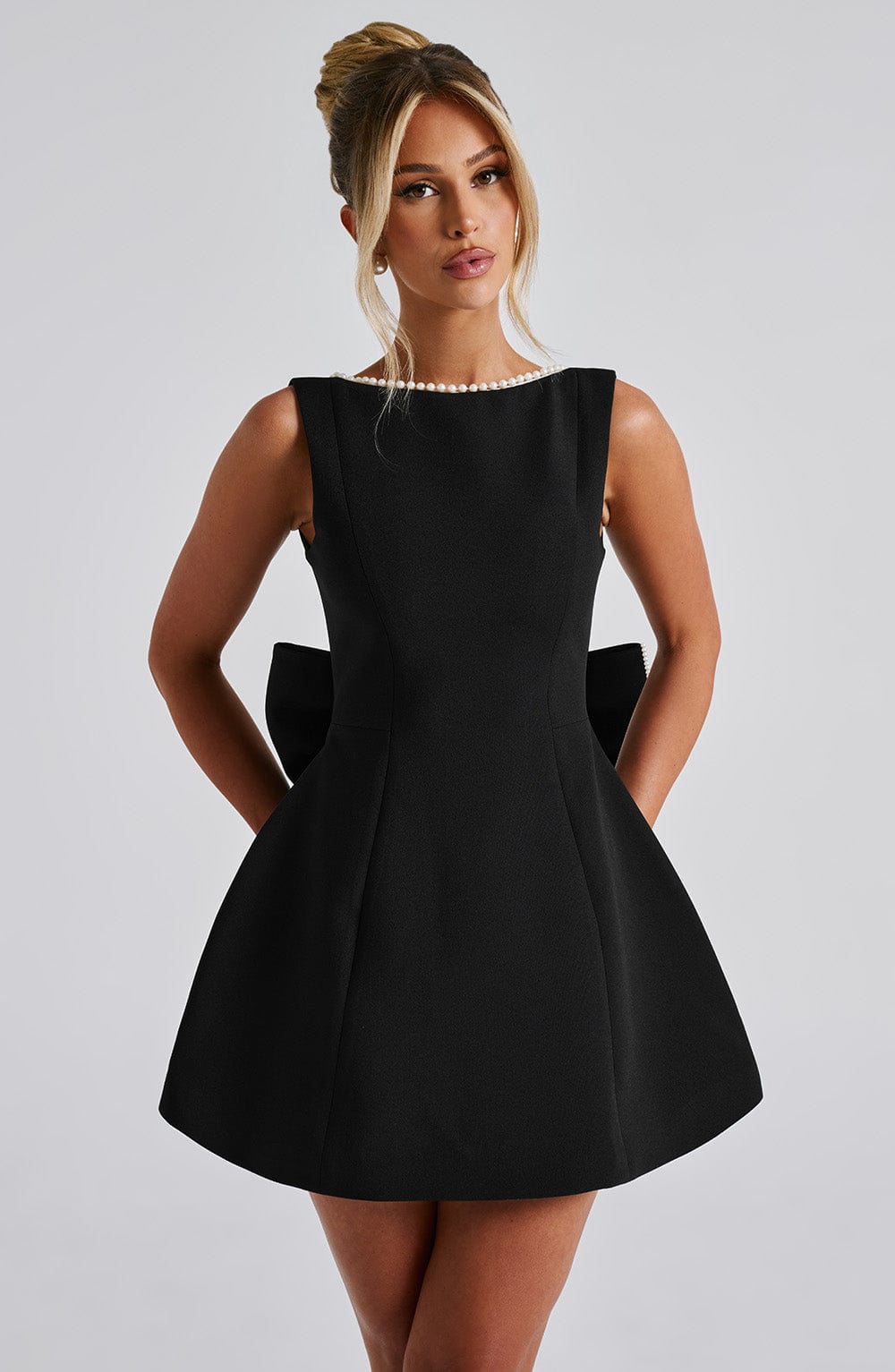 Carrie Mini Siyah Elbise