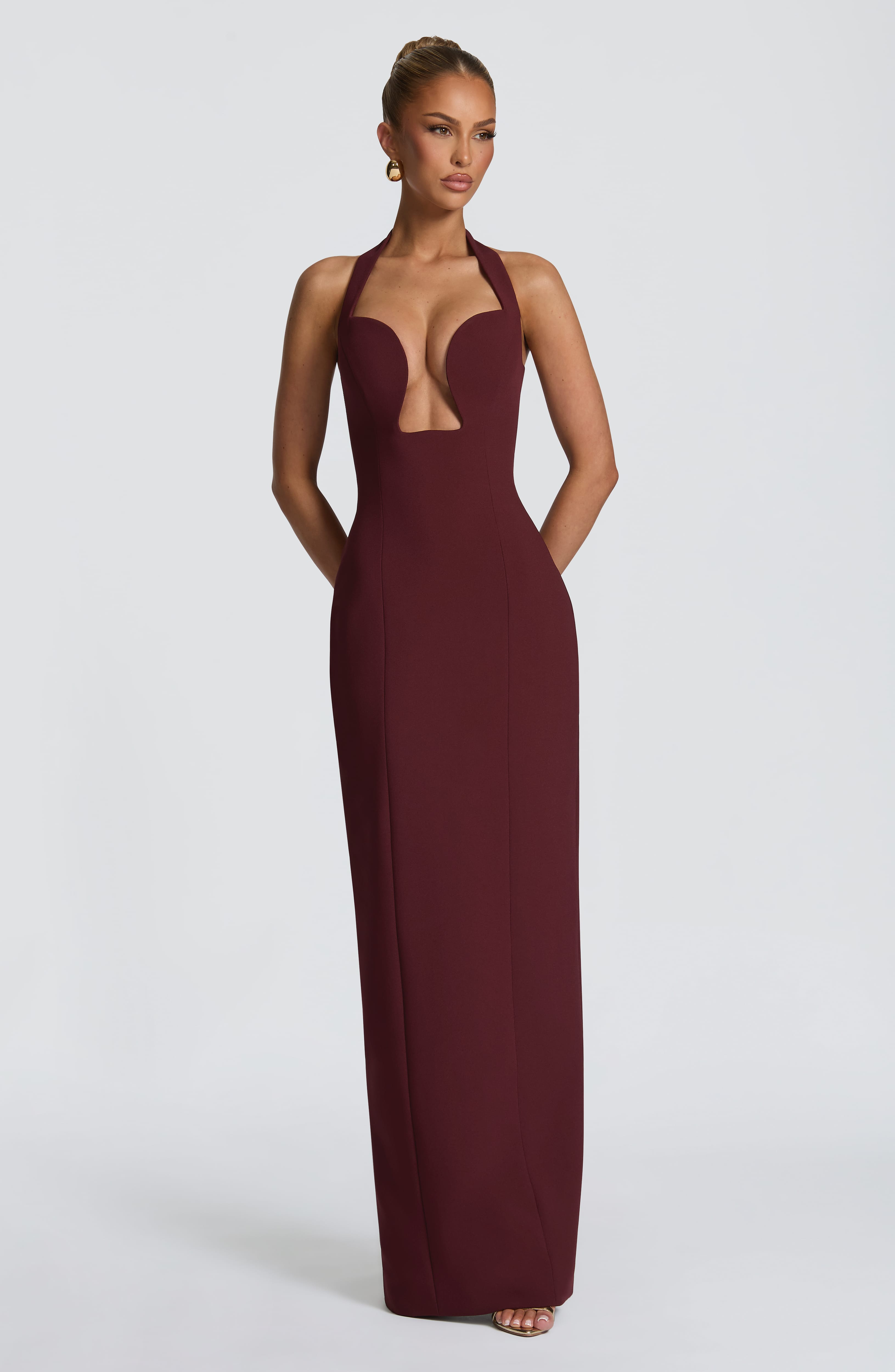Kiraz Charlotte Maxi Elbise