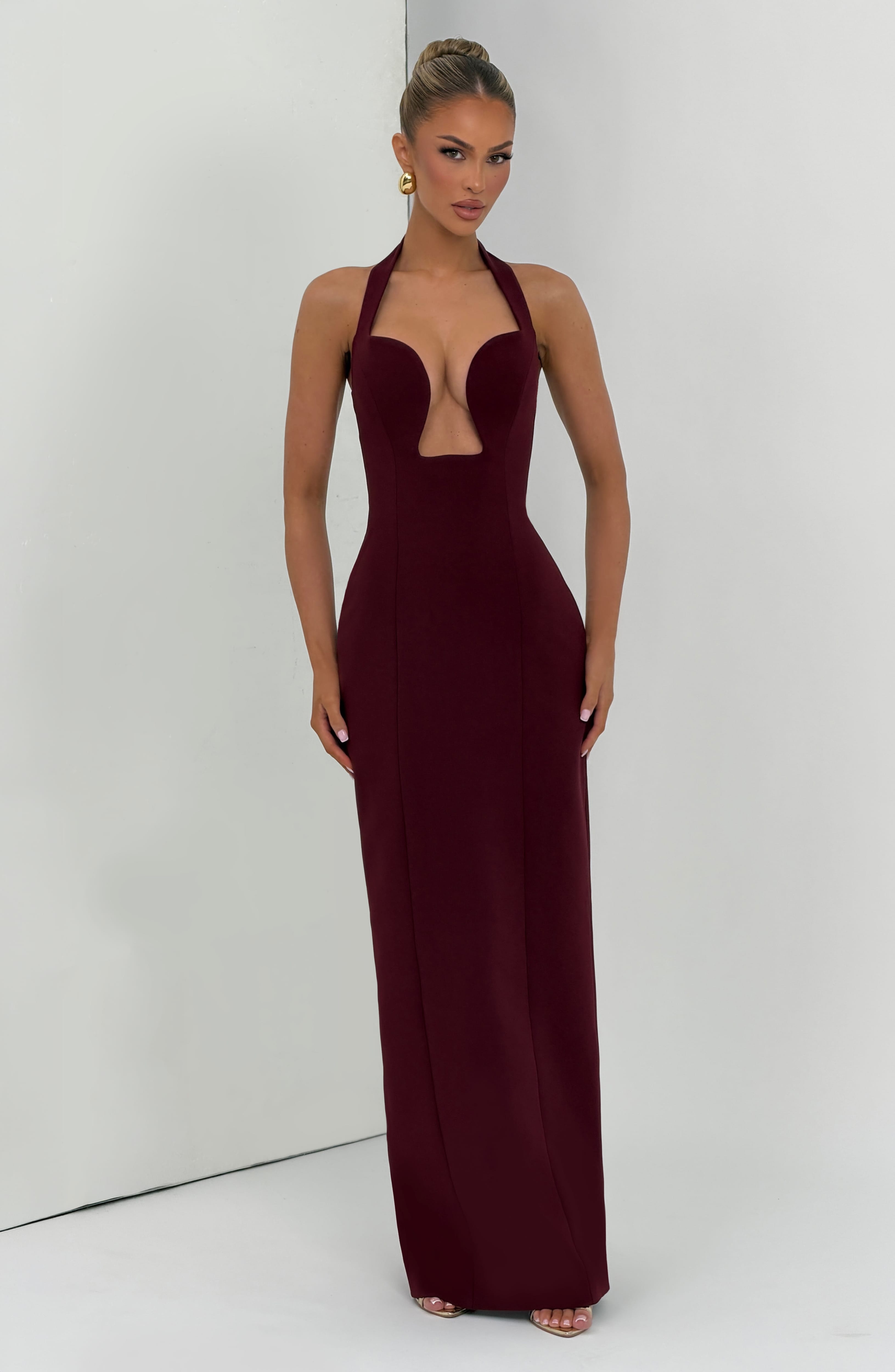 Kiraz Charlotte Maxi Elbise