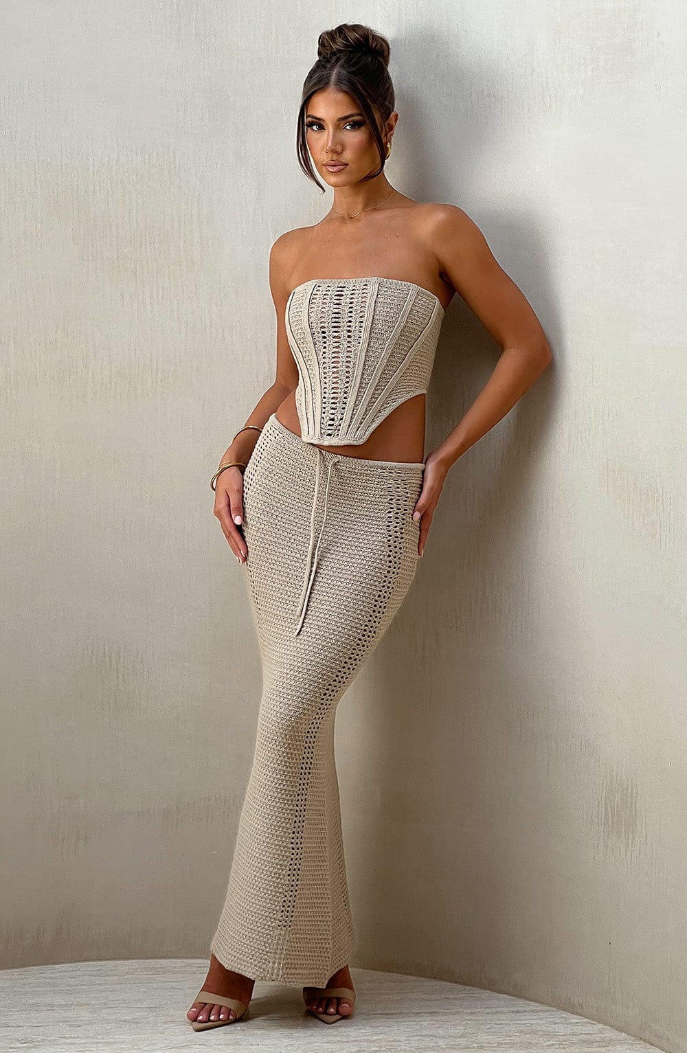 Chayenne Bej Maxi Etek