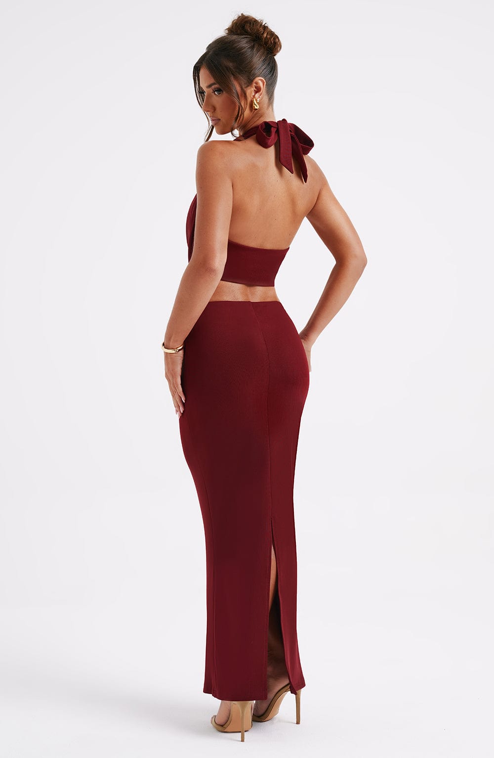 Bordo Chrishelle Maxi Etek