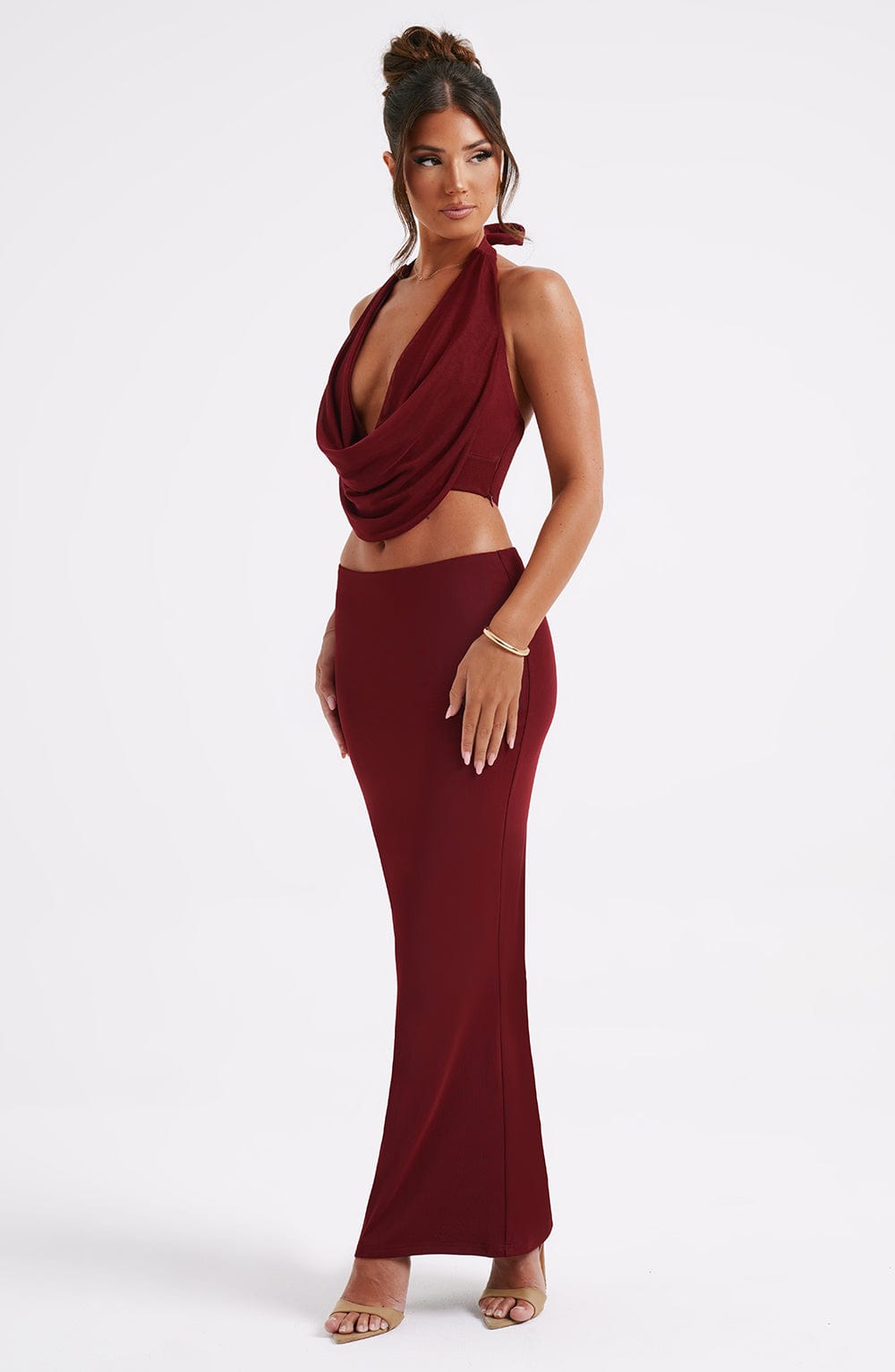 Bordo Chrishelle Maxi Etek