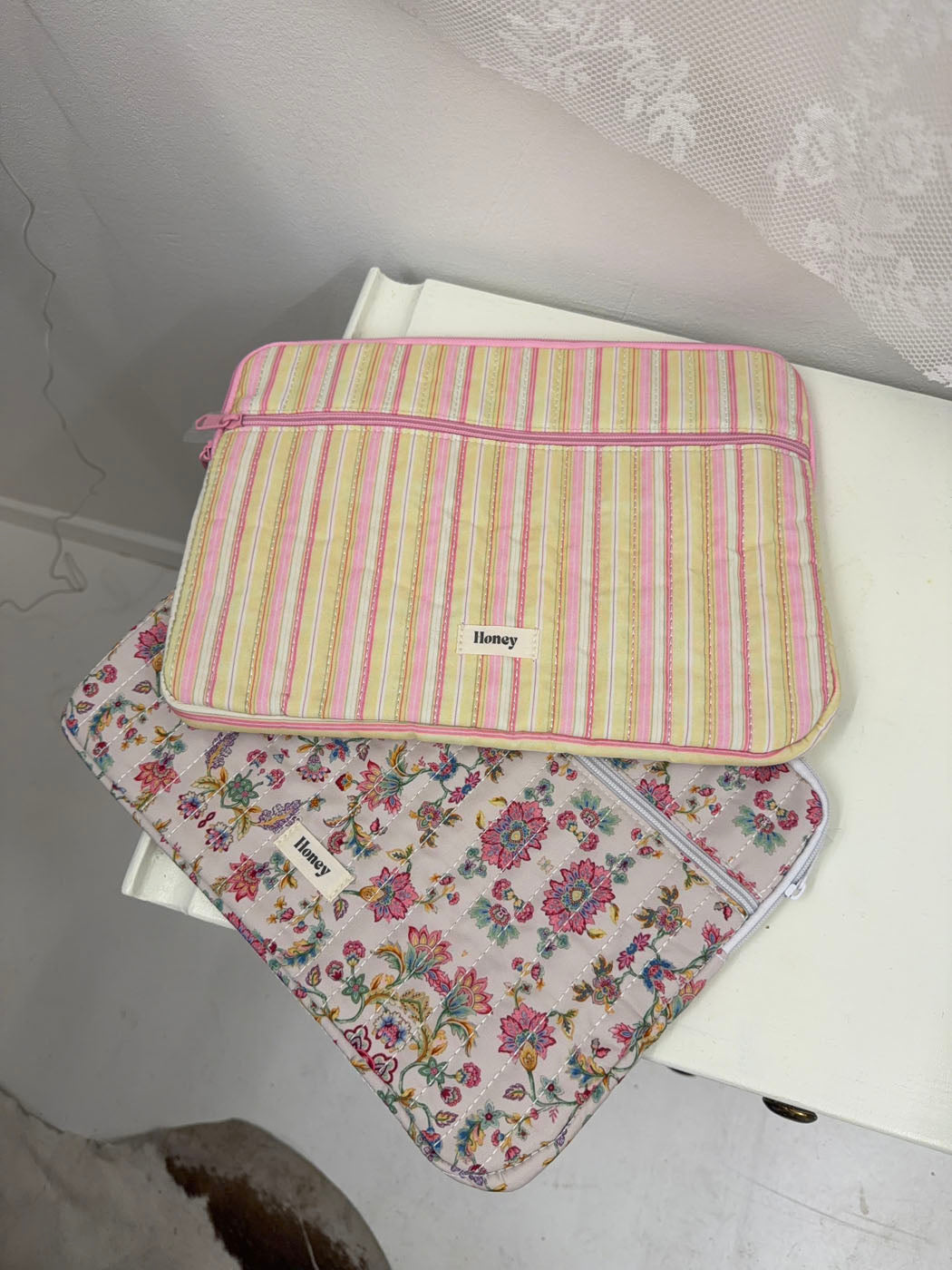 Bilgisayar Kılıfı - Pembe-Sarı