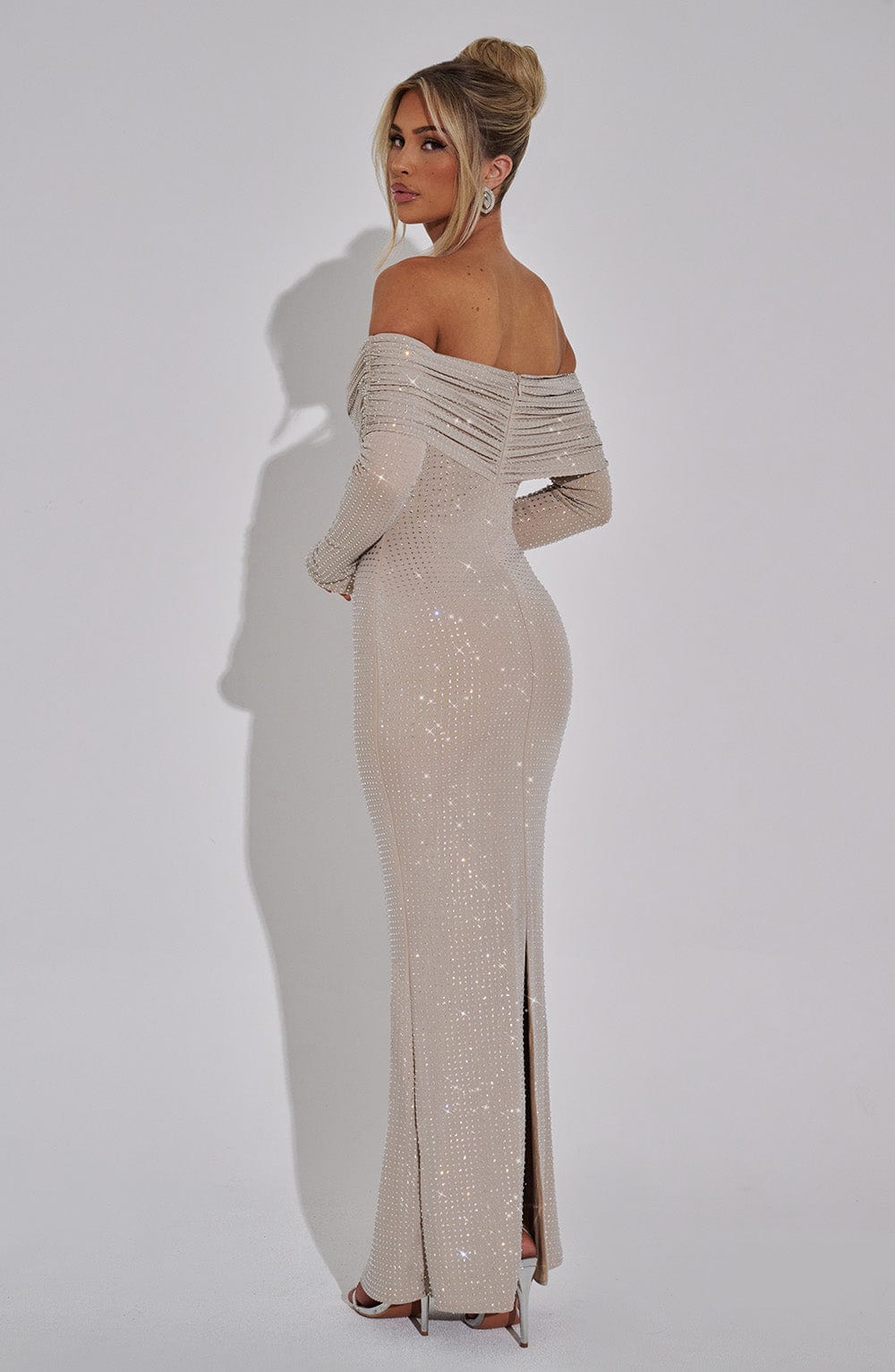 Kıbrıs Maxi Nude Elbise