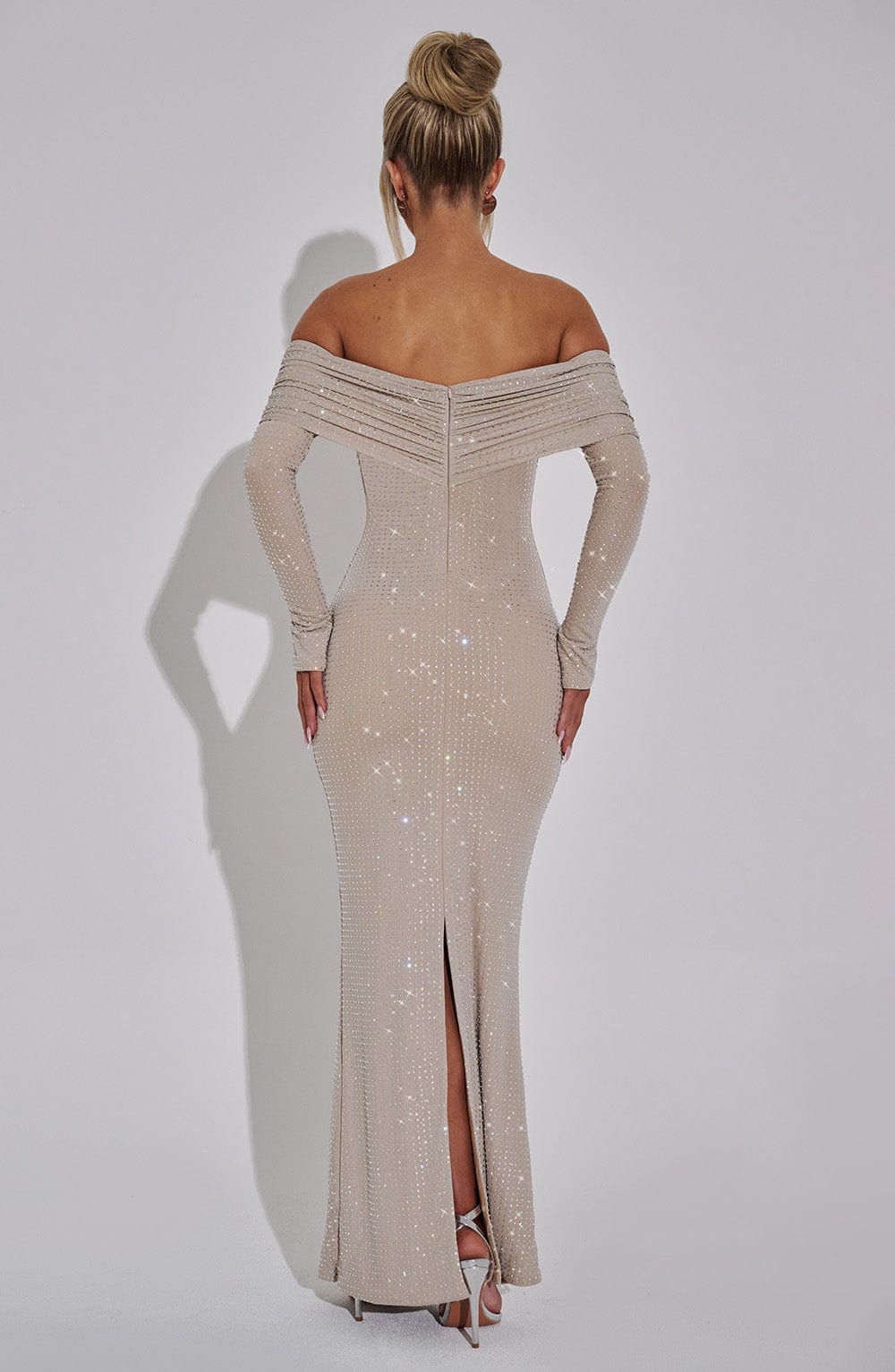 Kıbrıs Maxi Nude Elbise