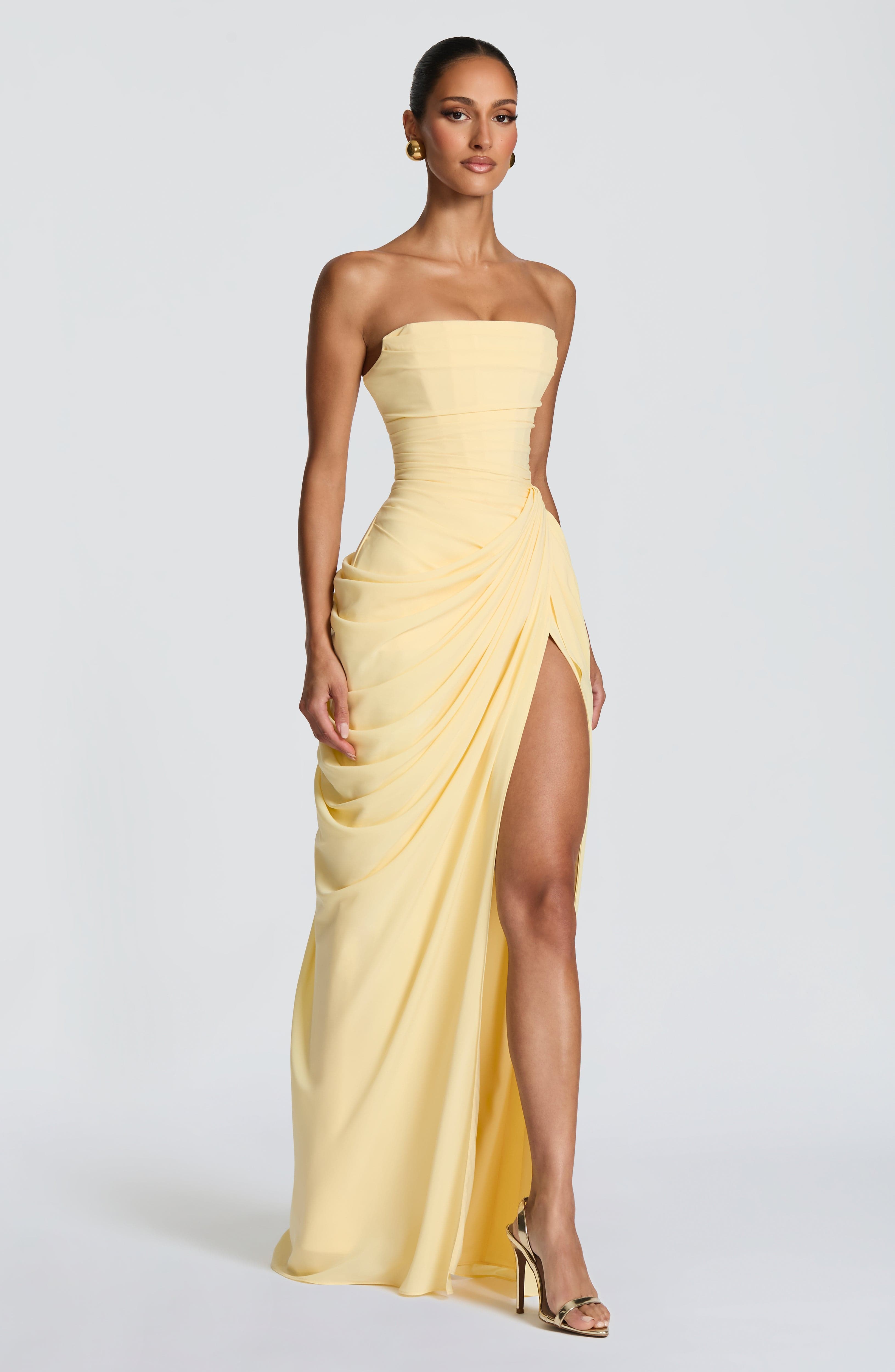 Cyra Limon Maxi Elbise