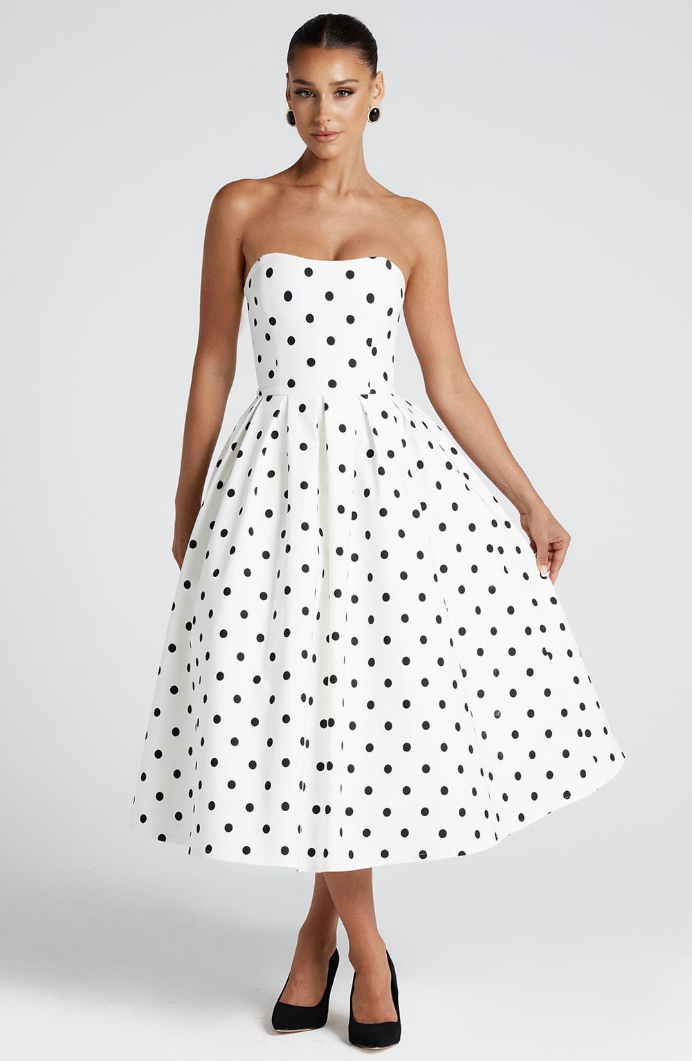 Edith Midi Siyah Elbise