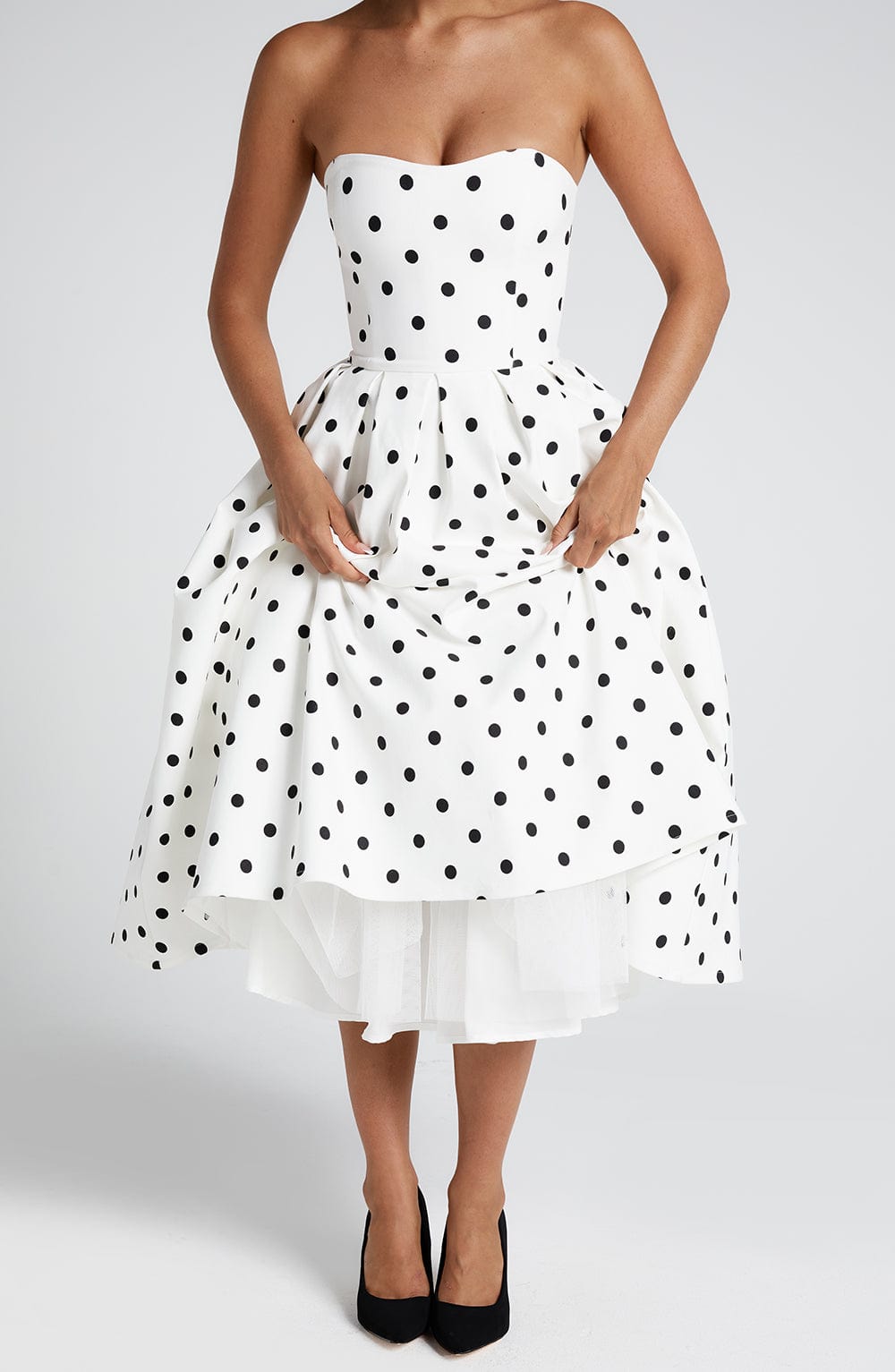 Edith Midi Siyah Elbise
