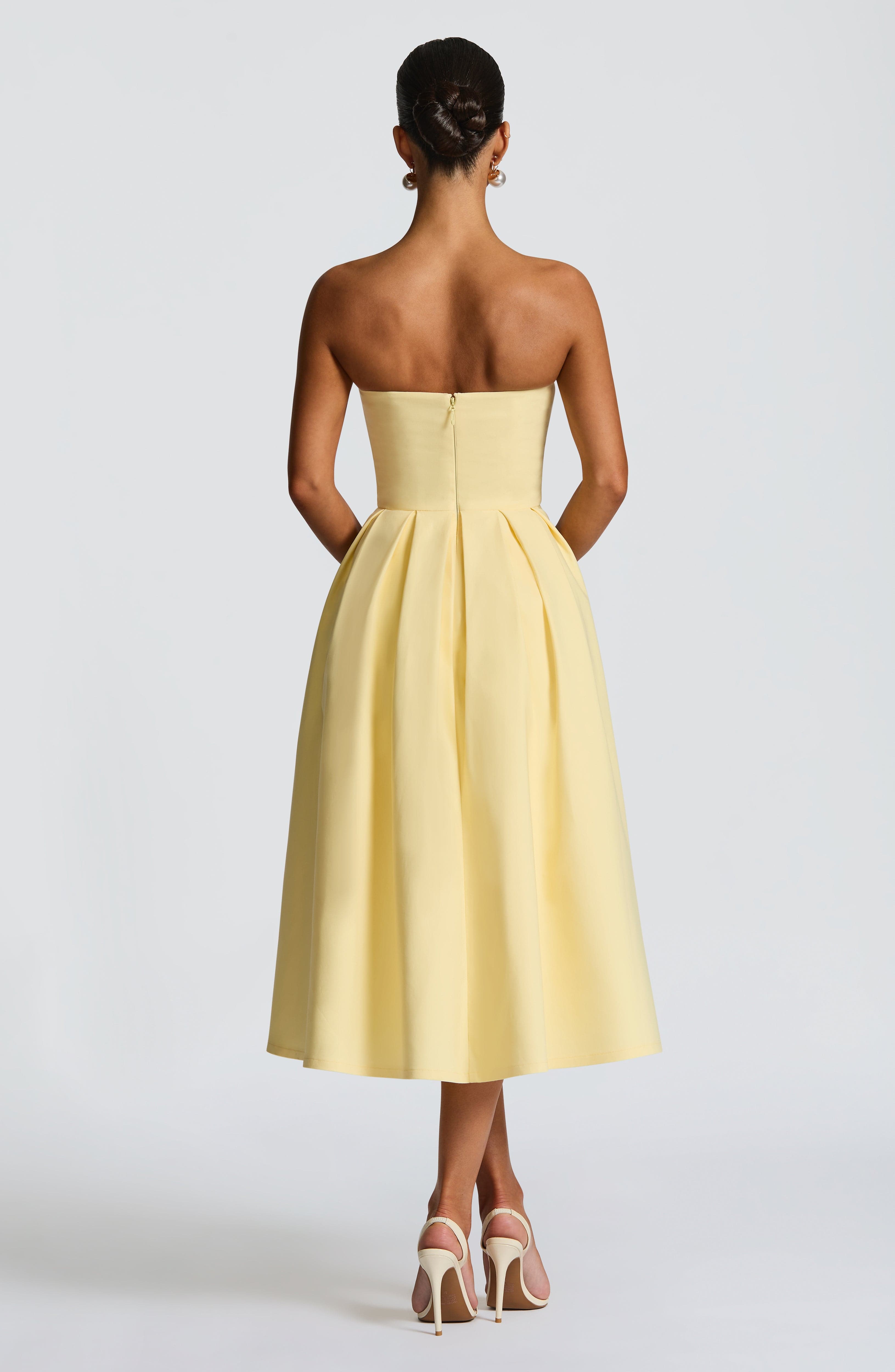 Edith Limon Midi Elbise
