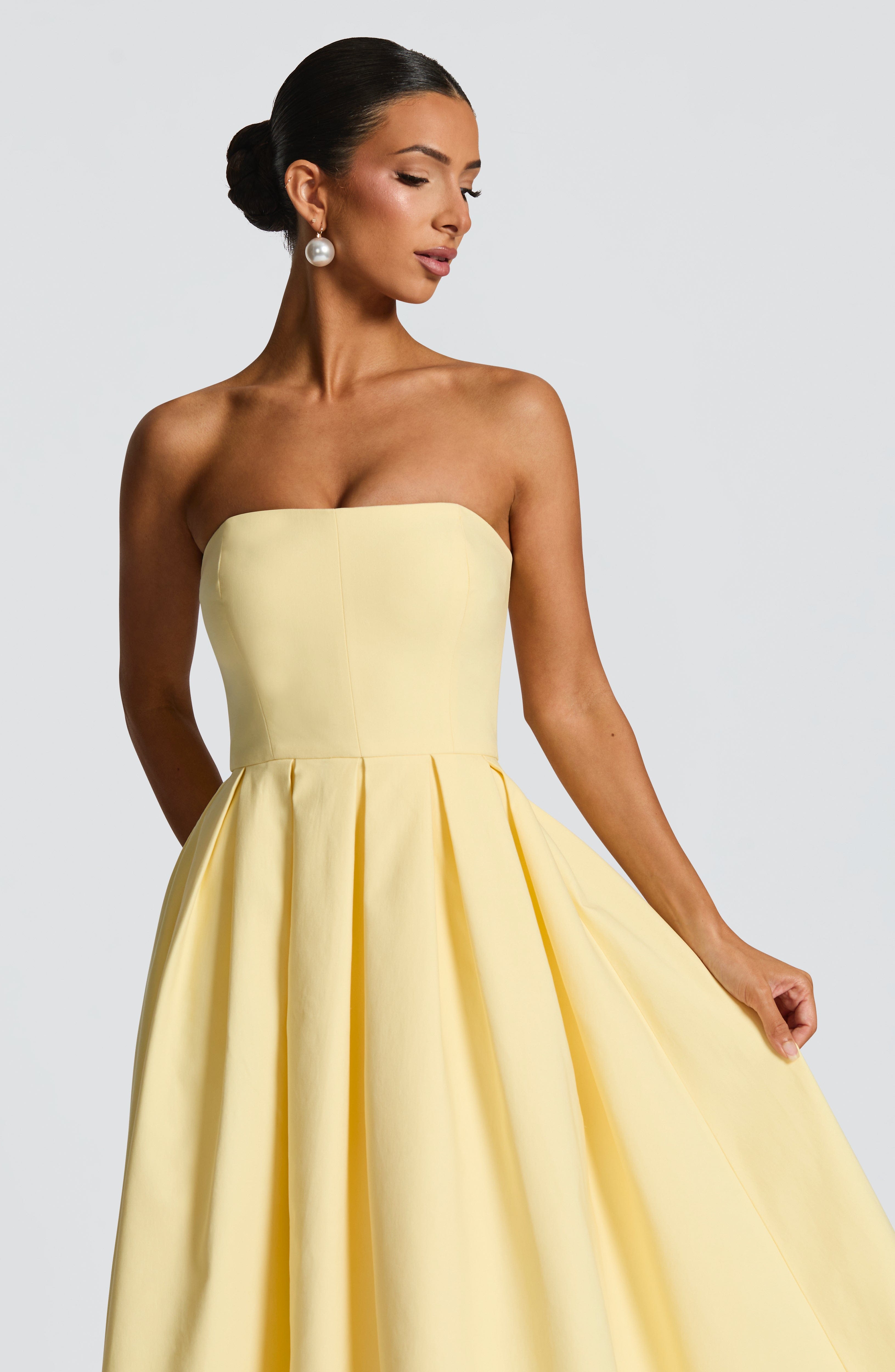 Edith Limon Midi Elbise