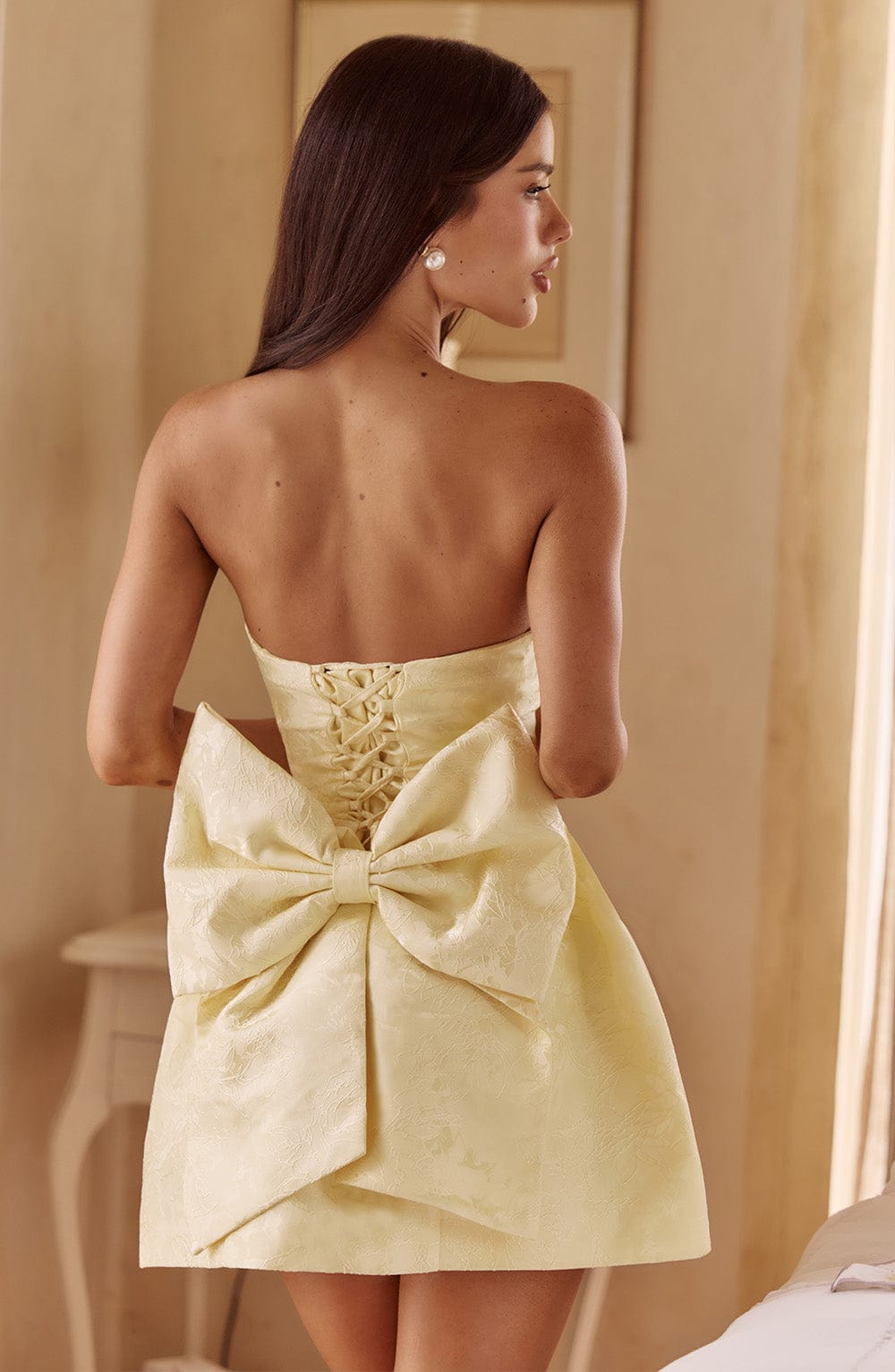Elenora Limon Mini Elbise