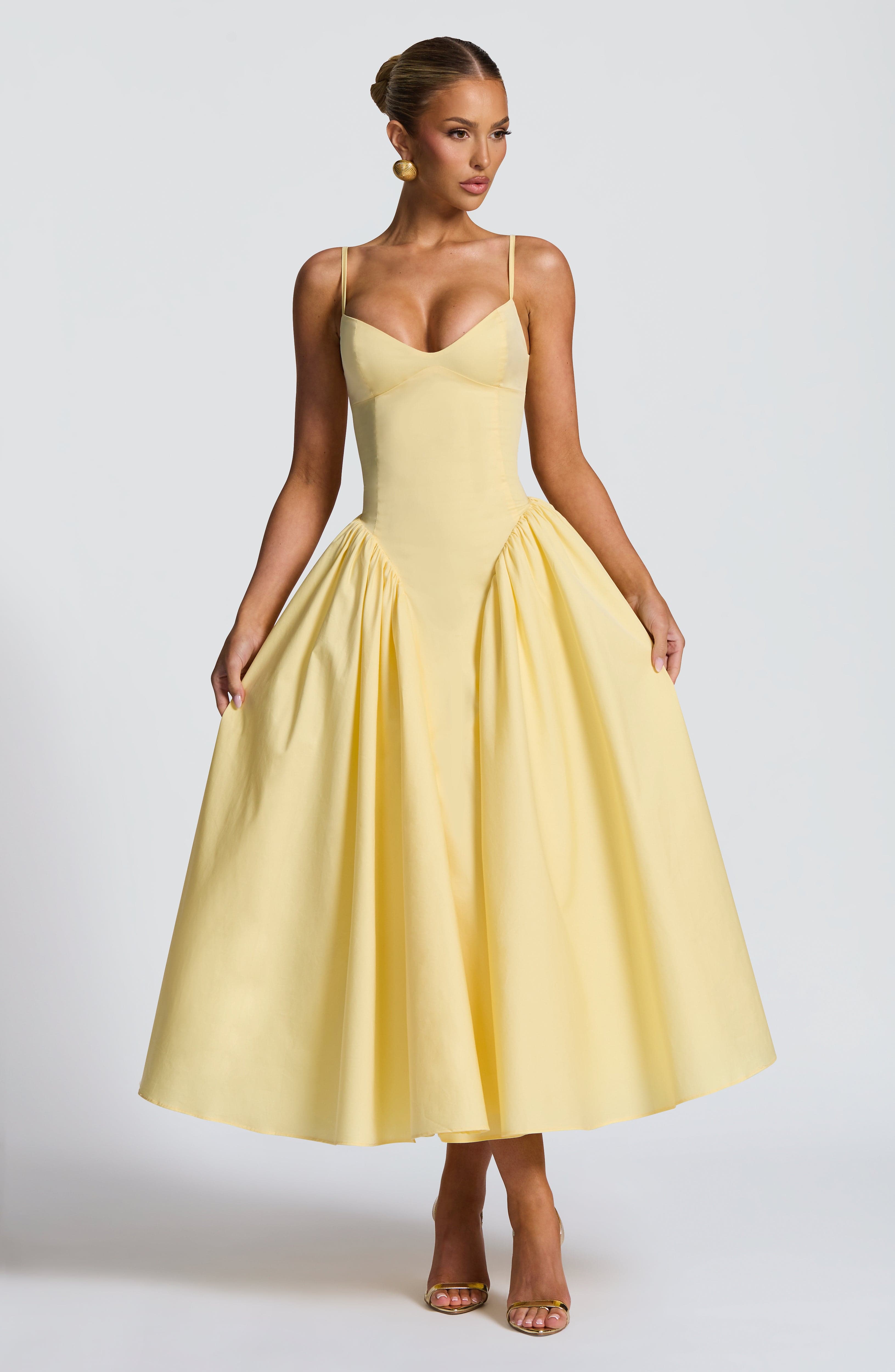 Emerson Limon Midi Elbise