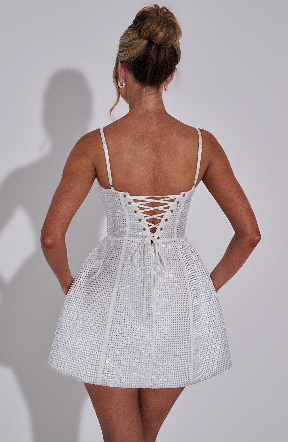 Emma Mini Krem Elbise