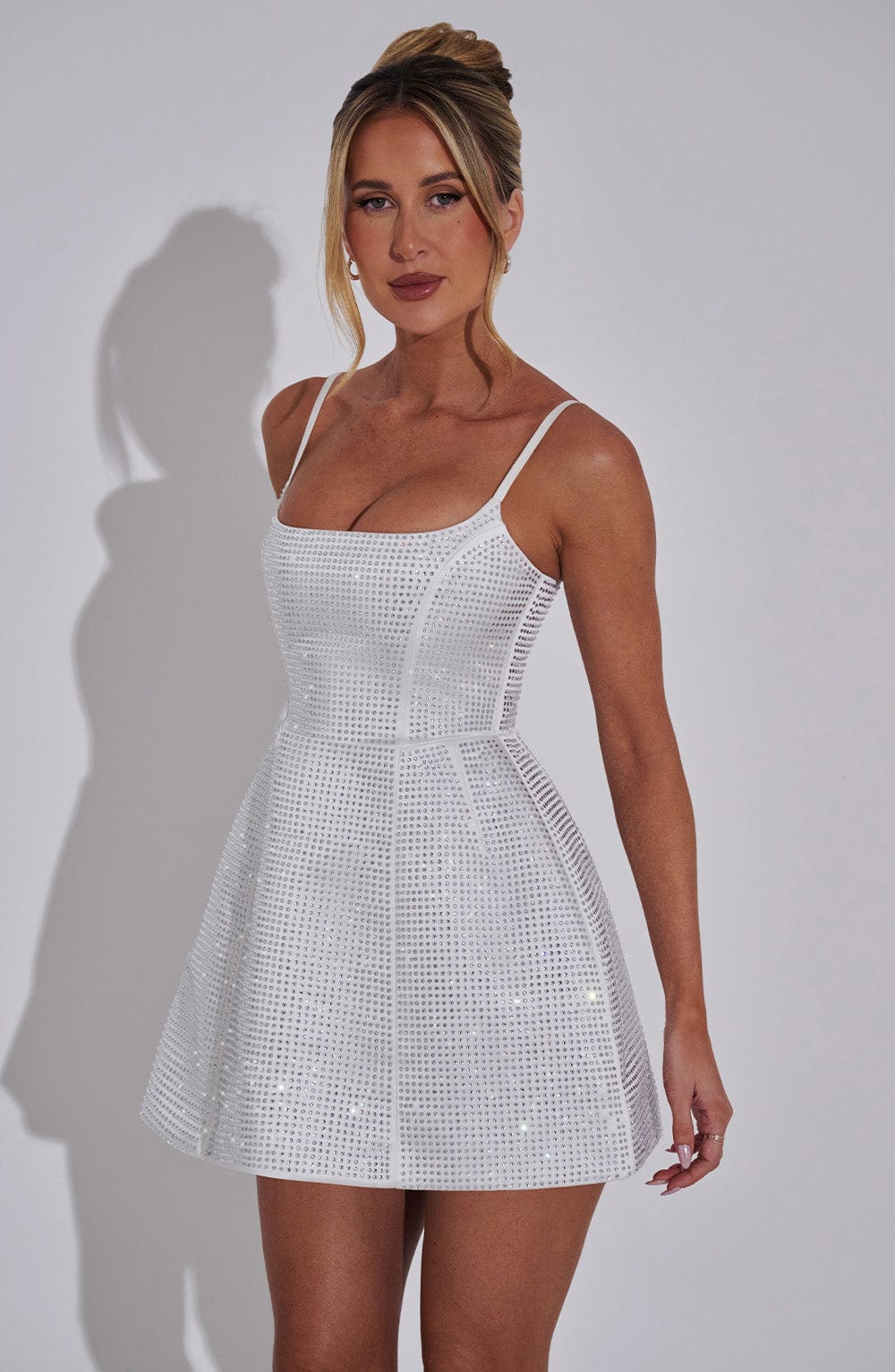 Emma Mini Krem Elbise