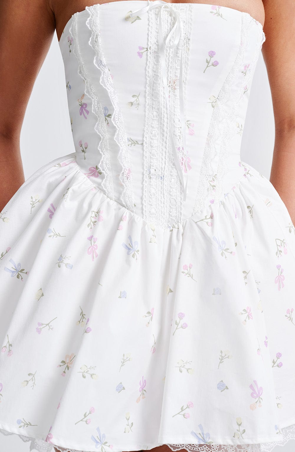 Evie Mini Beyaz Elbise
