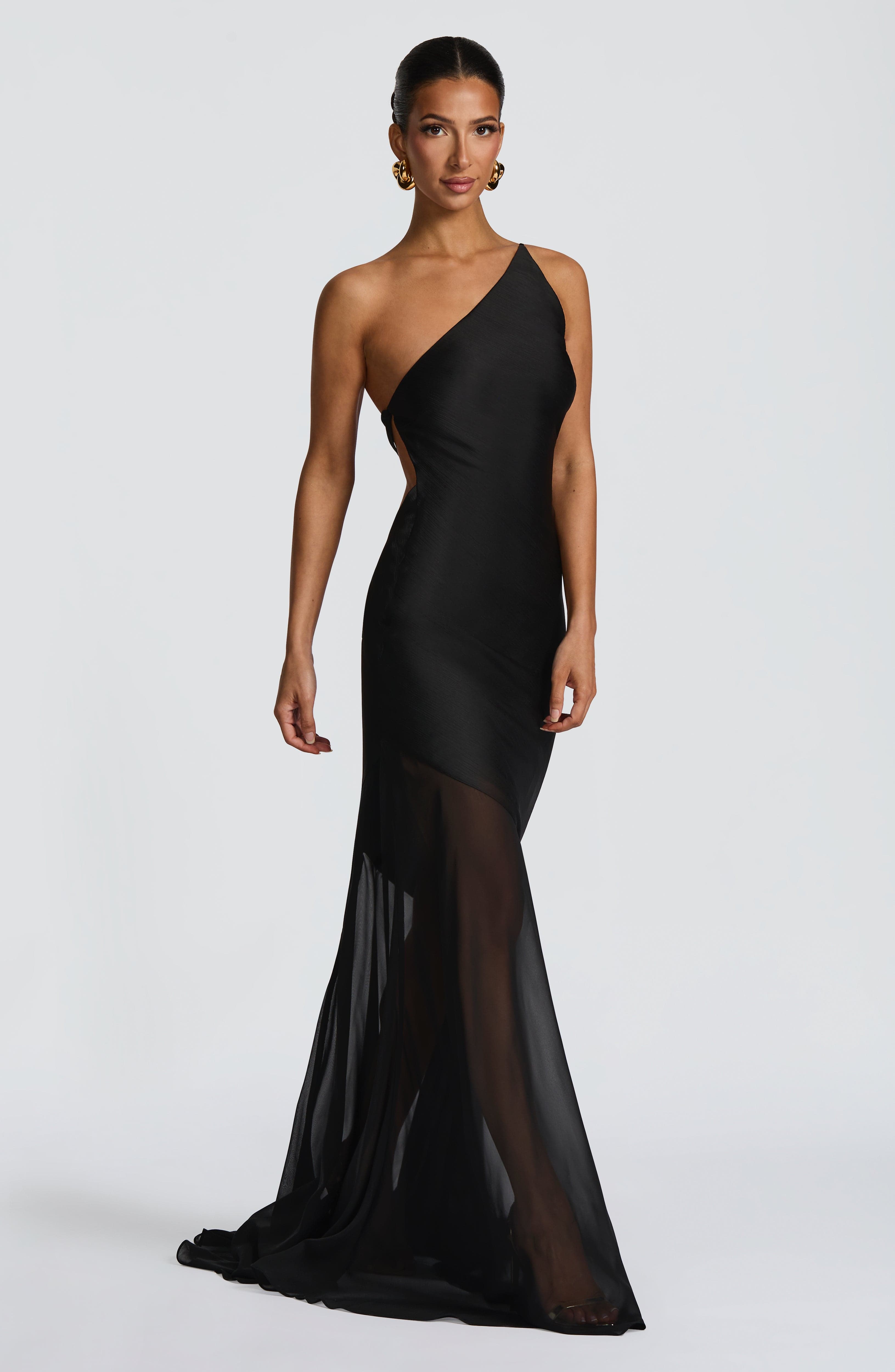 Fable Siyah Maxi Elbise