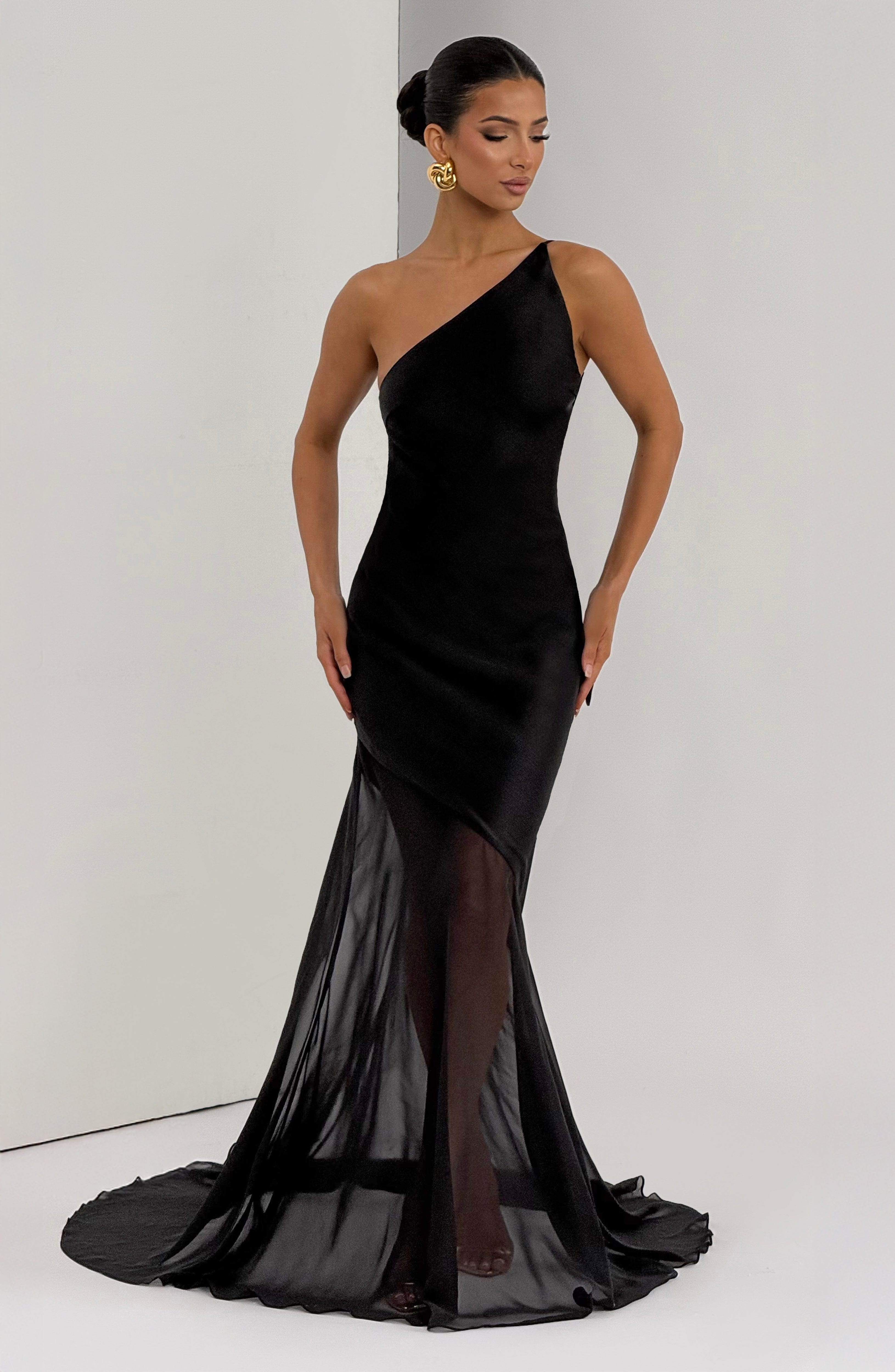 Fable Siyah Maxi Elbise