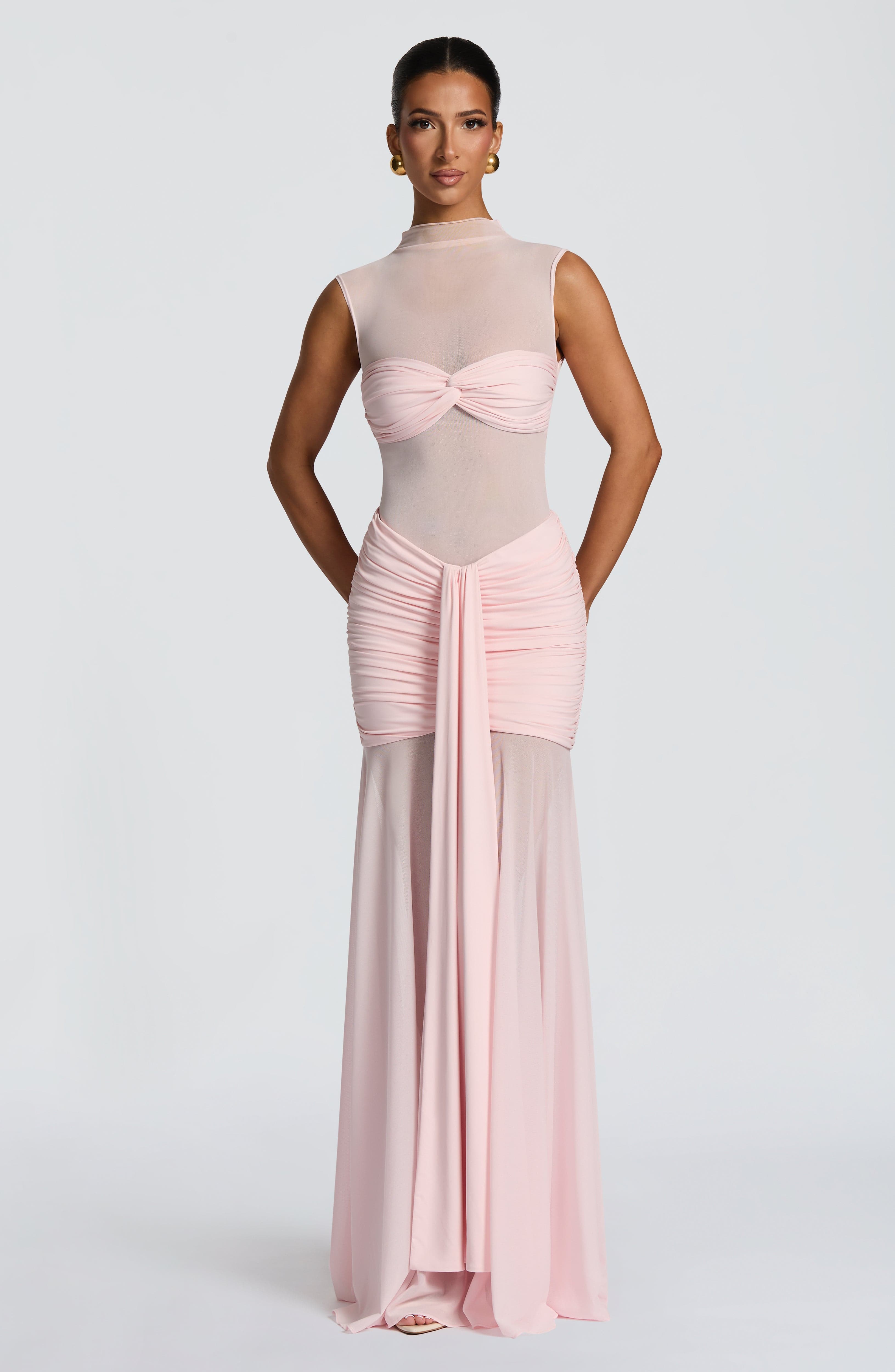 Fae Pembe Maxi Etek