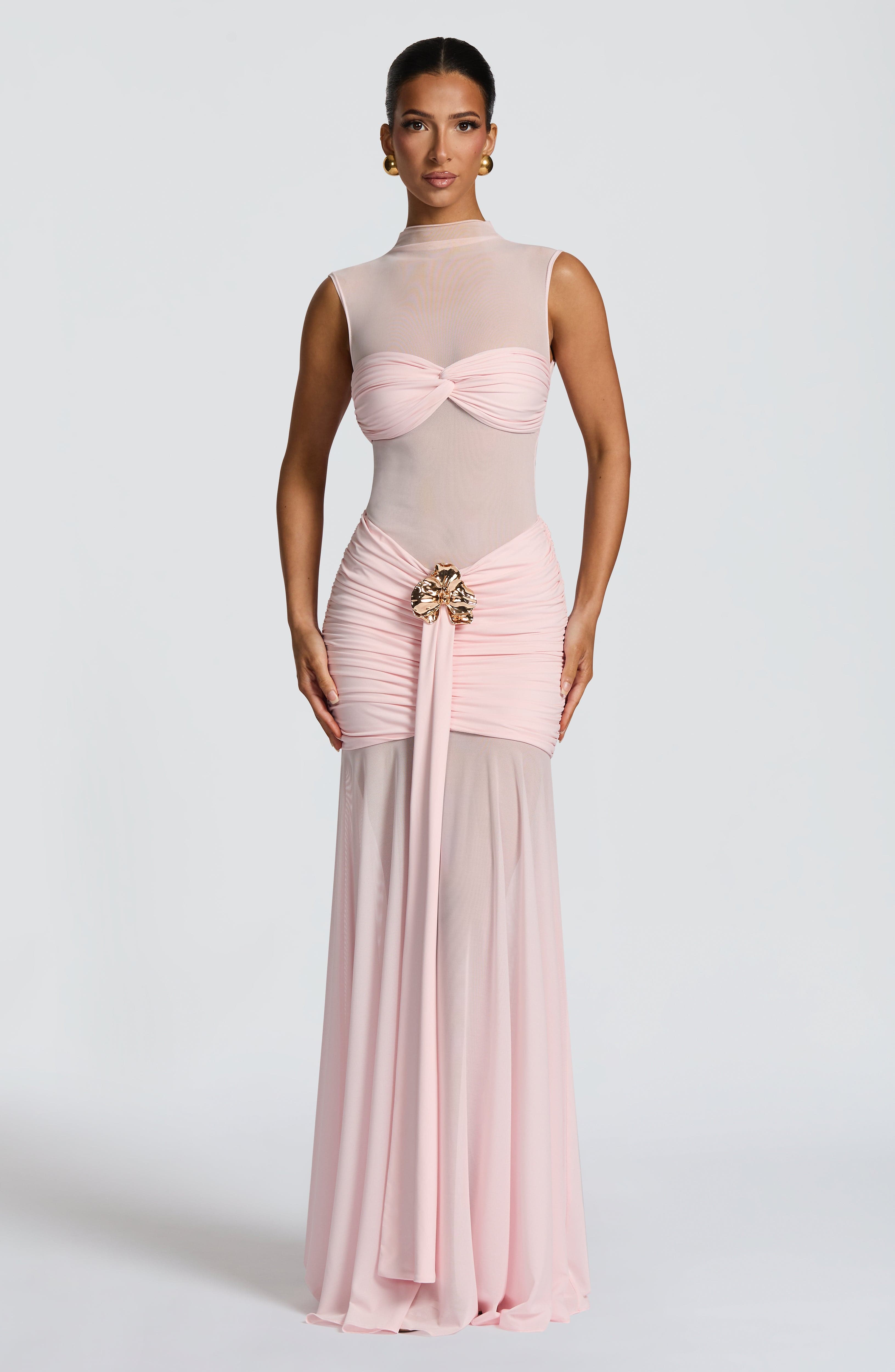 Fae Pembe Maxi Etek