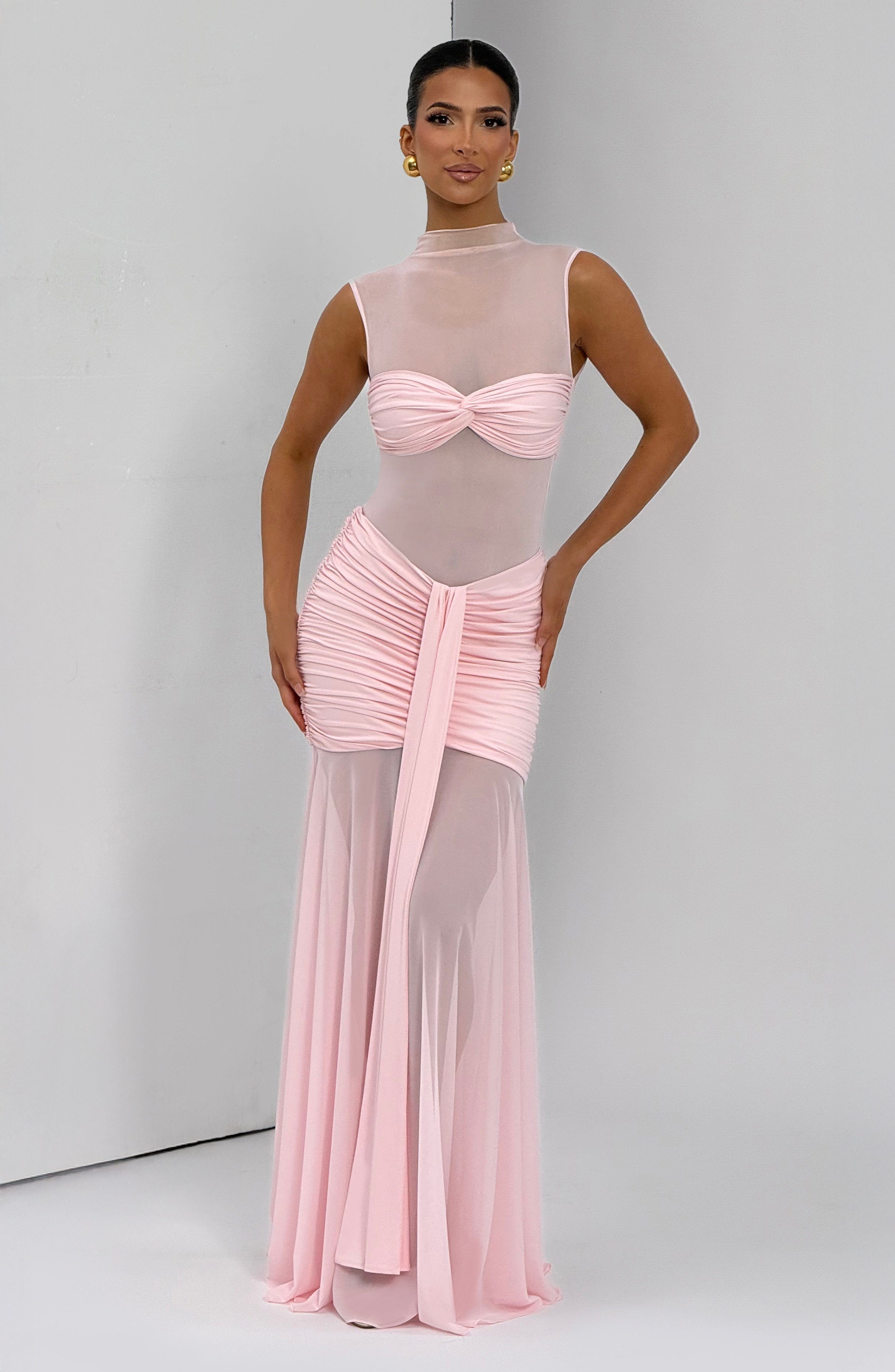 Fae Pembe Maxi Etek
