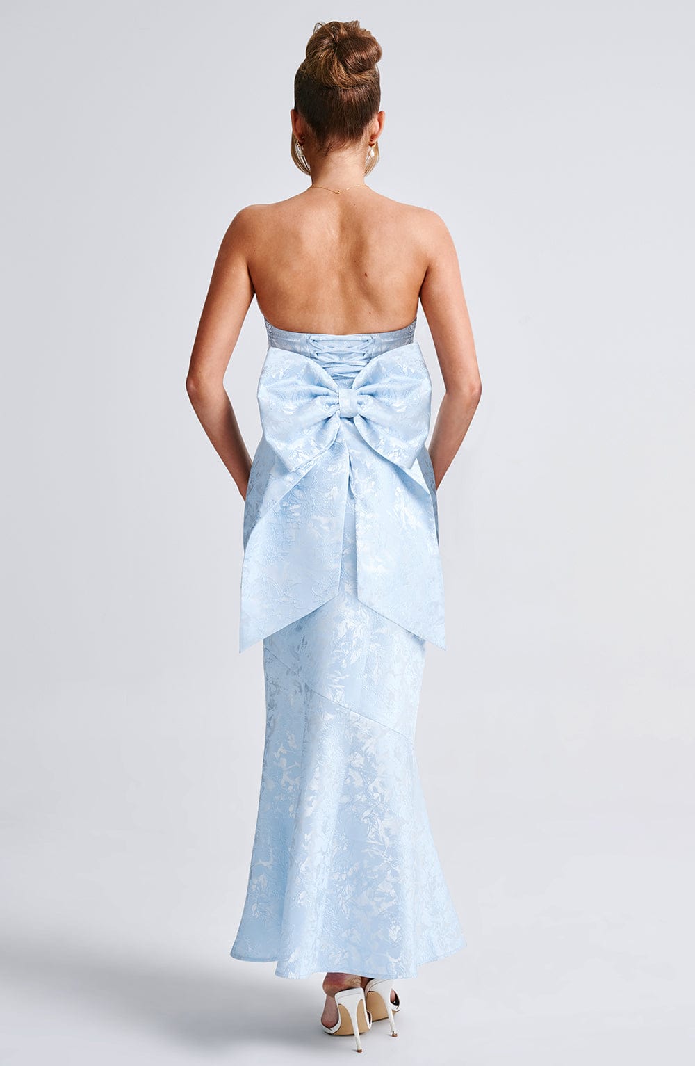 Felicity Mavi Maxi Elbise