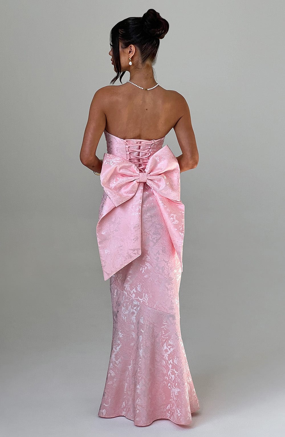 Felicity Pembe Maxi Elbise
