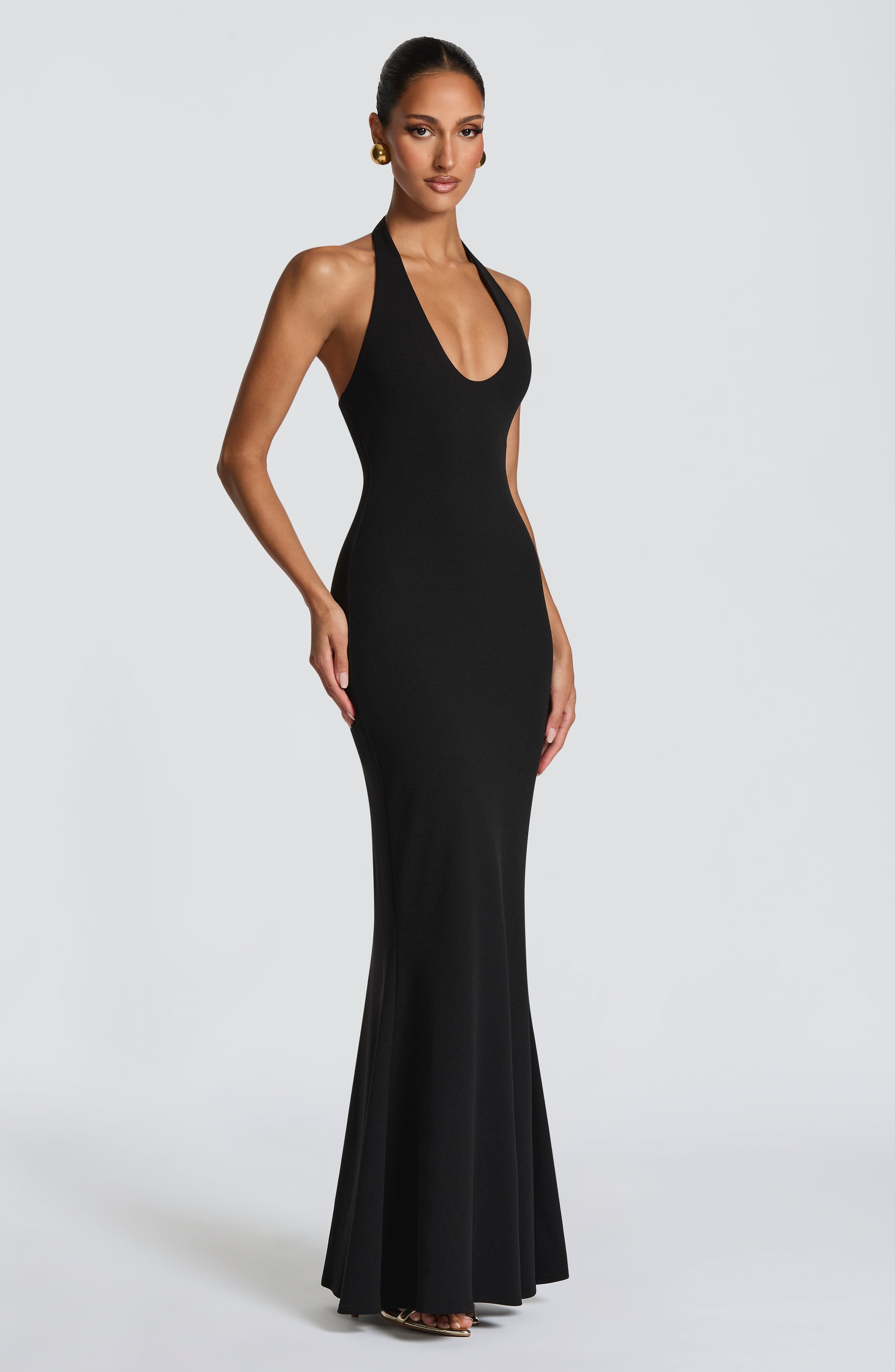 Siyah Maxi Elbise