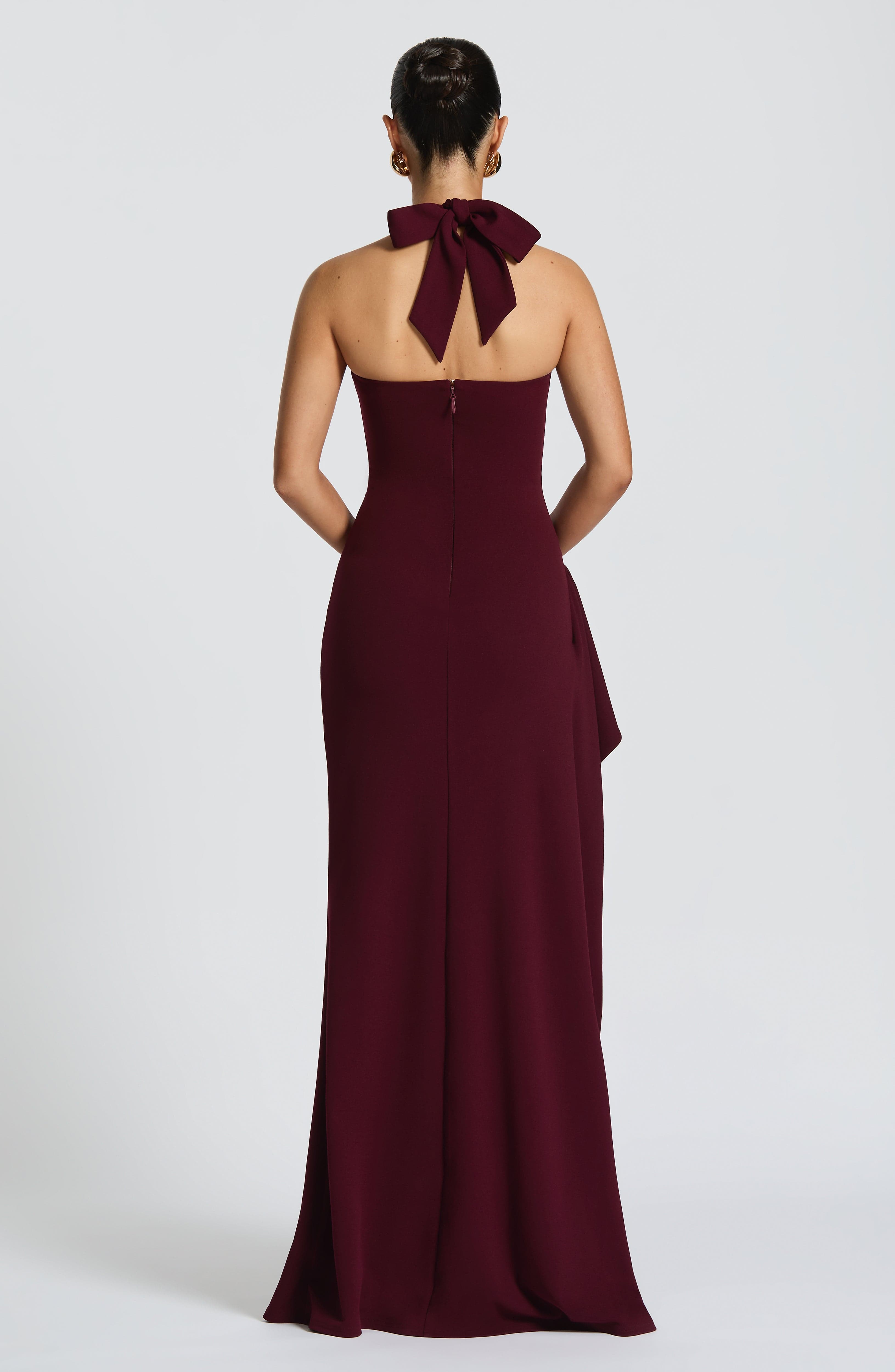Kiraz Cila Genette Maxi Elbise