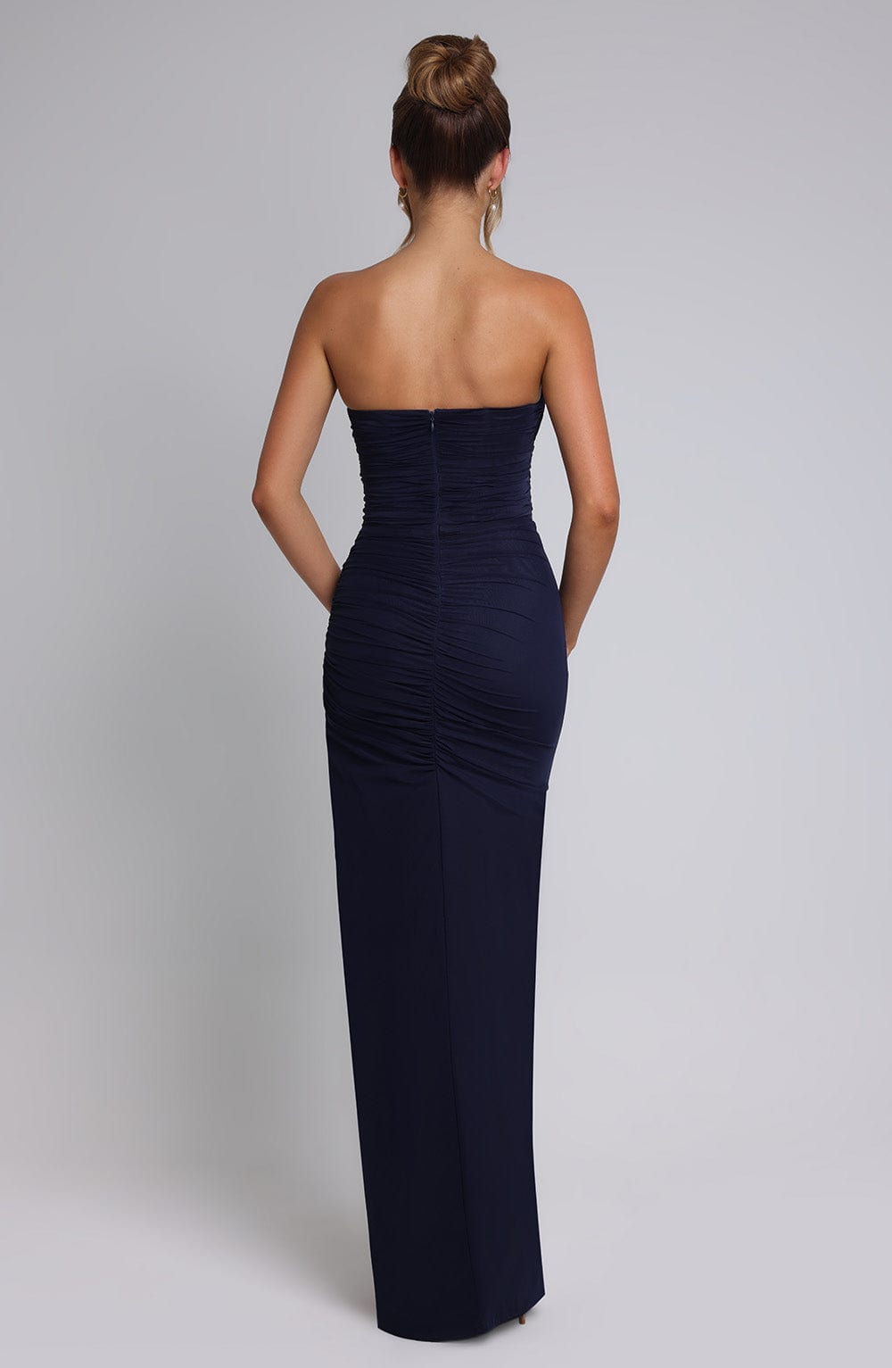 Giovanna Lacivert Maxi Elbise